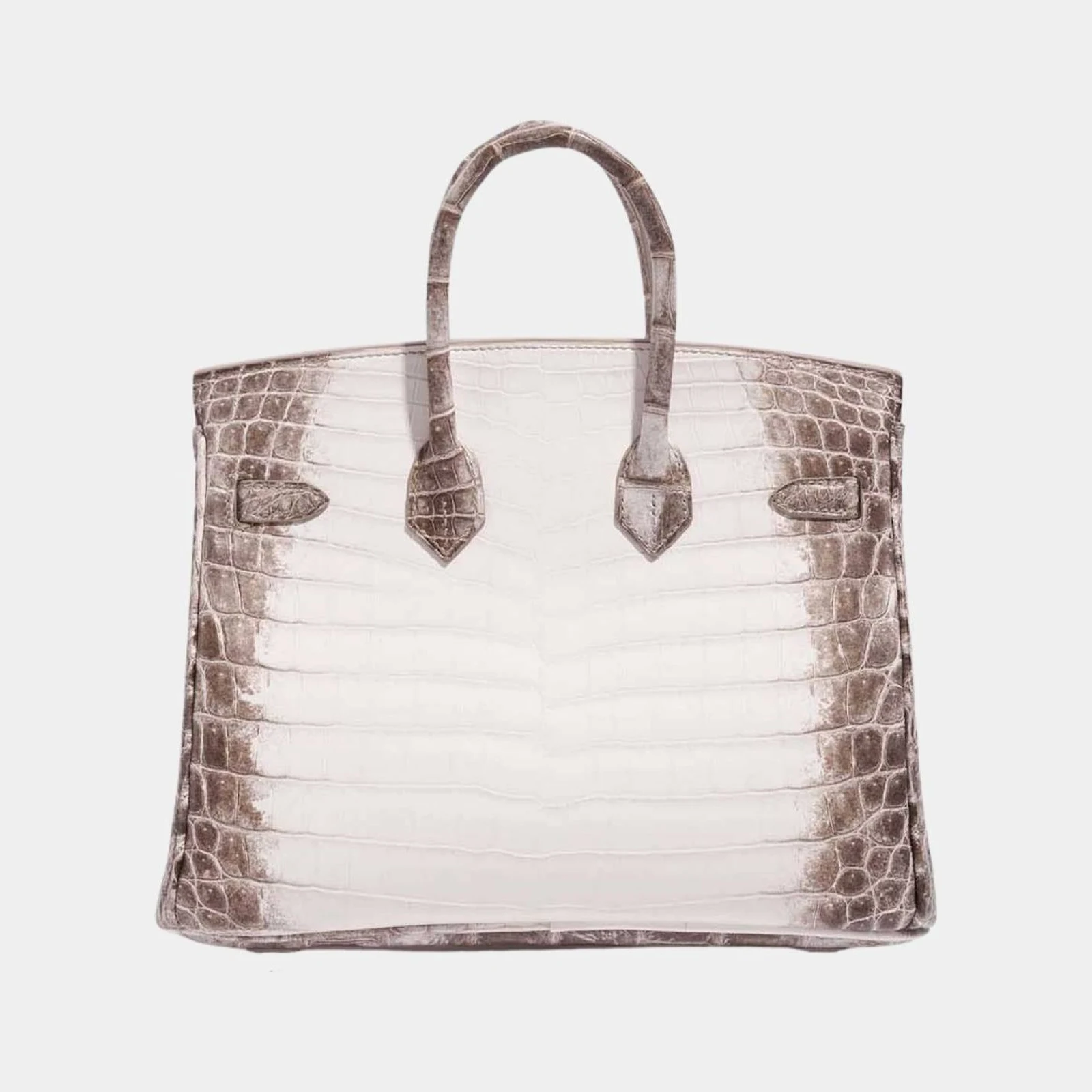 Hermès Birkin 25 Himalaya Niloticus Crocodile PHW