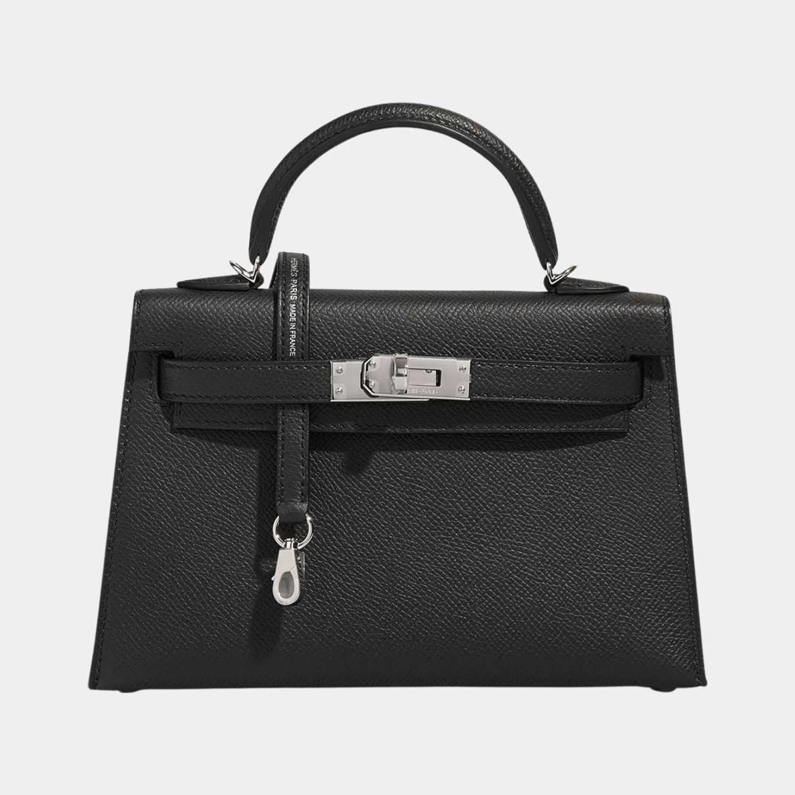 Hermès Mini Kelly Black Epsom PHW
