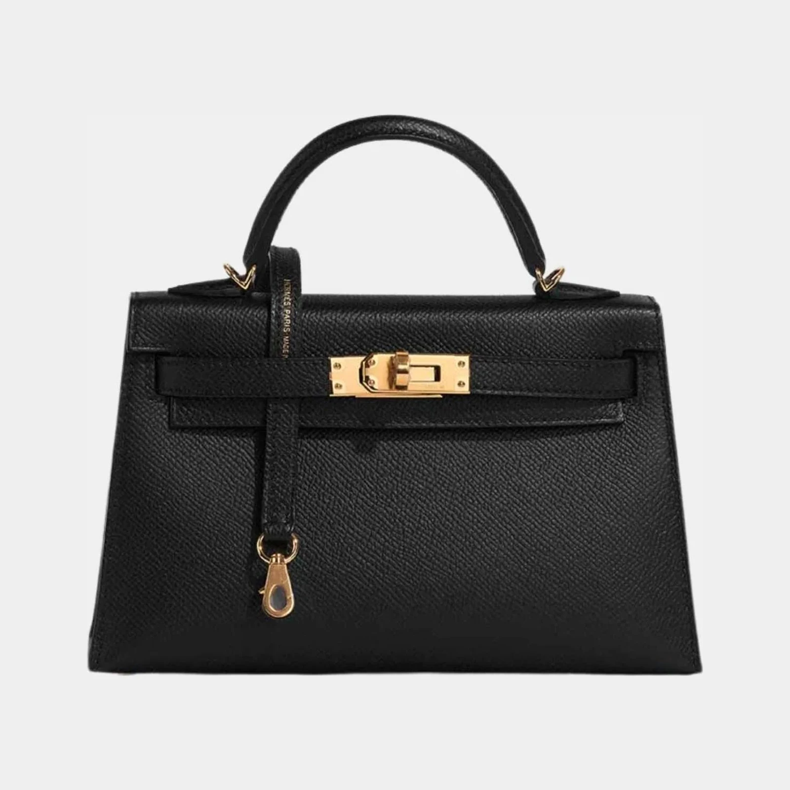 Hermès Mini Kelly Black Epsom GHW