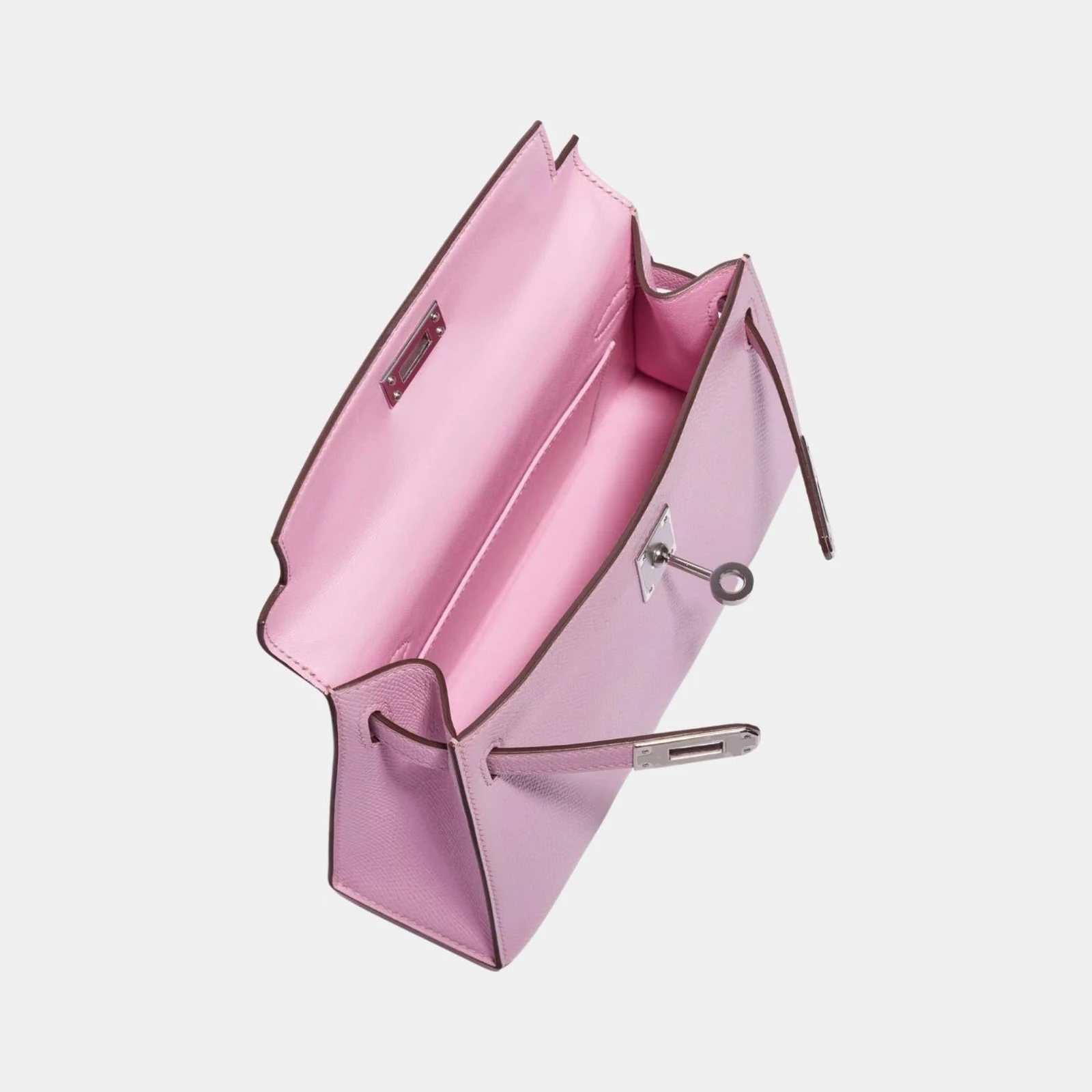 Hermès Mini Kelly Mauve Sylvestre