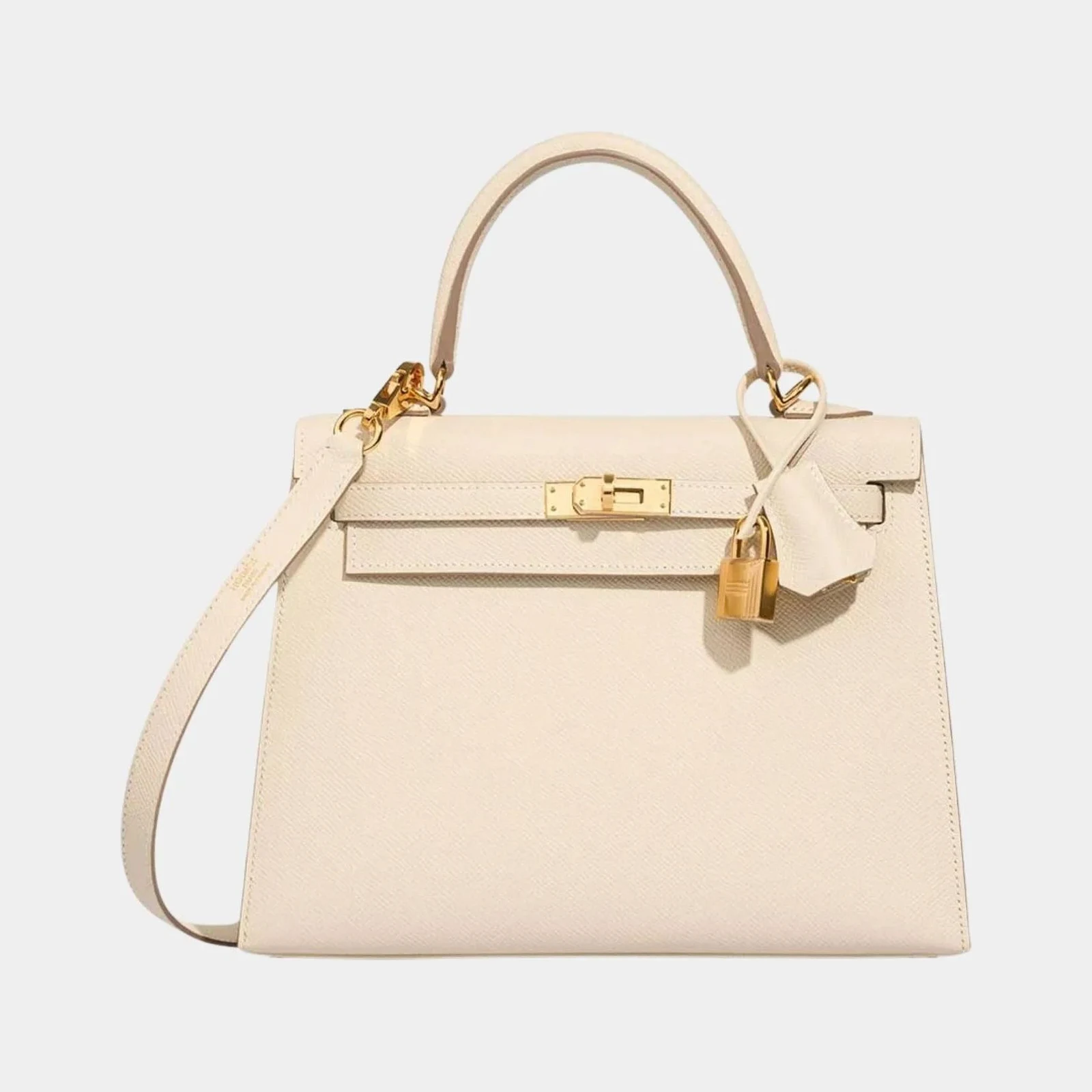 Hermès Kelly 25 Craie GHW
