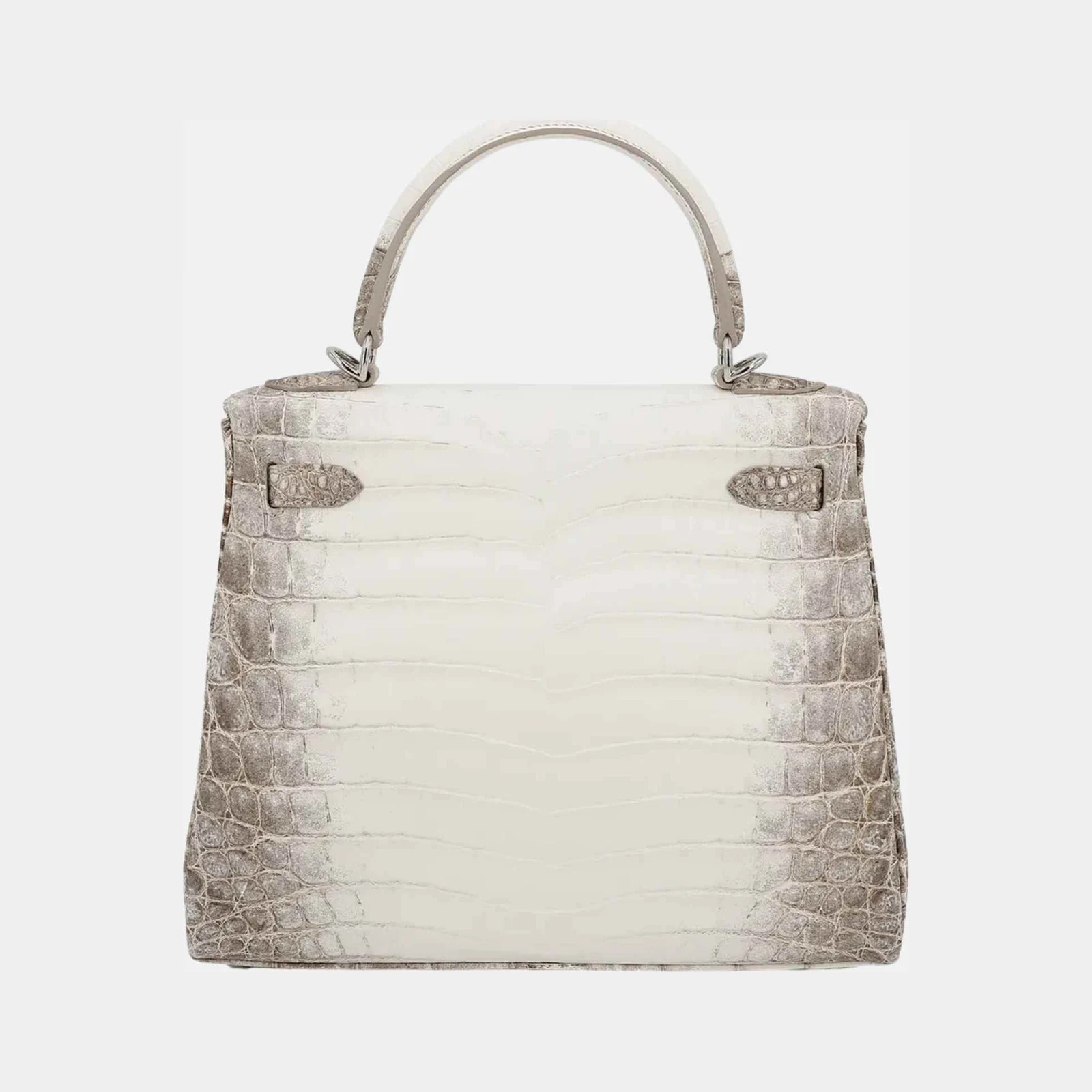 Hermès Kelly 25 Himalaya Niloticus Crocodile PHW