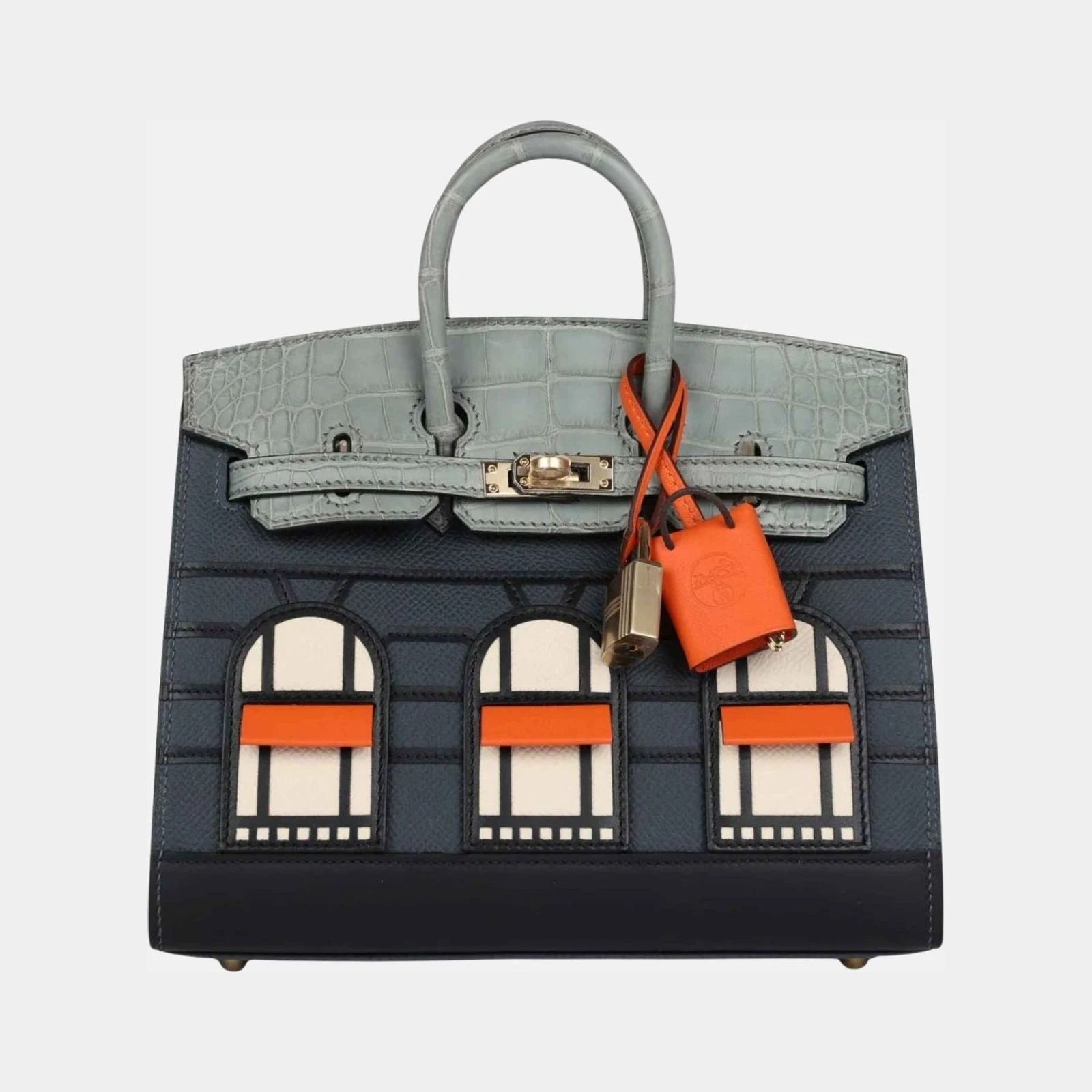 Hermès Birkin 20 Faubourg Rainy Days Gris Misty