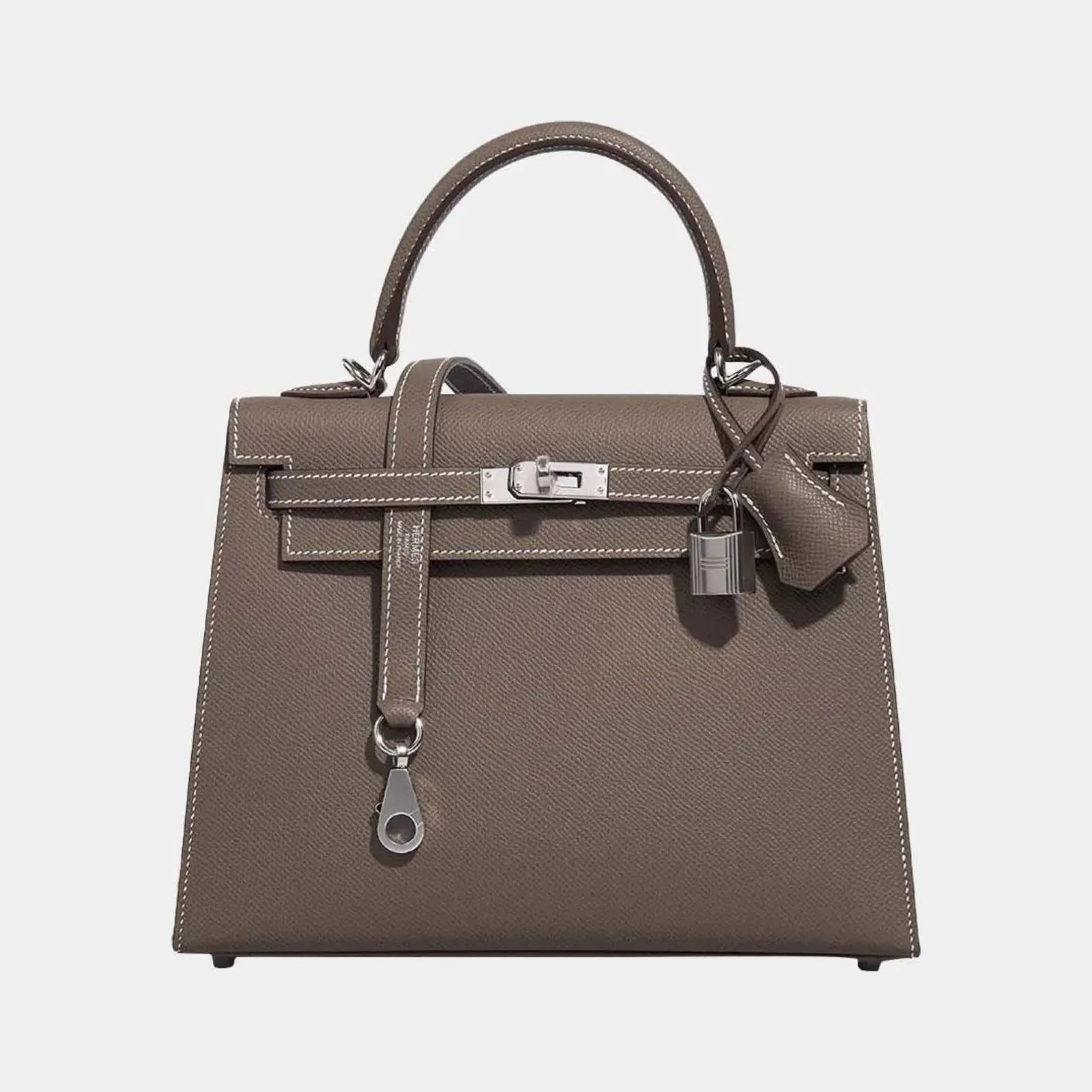 Hermès Kelly 25 Etoupe Epsom PHW