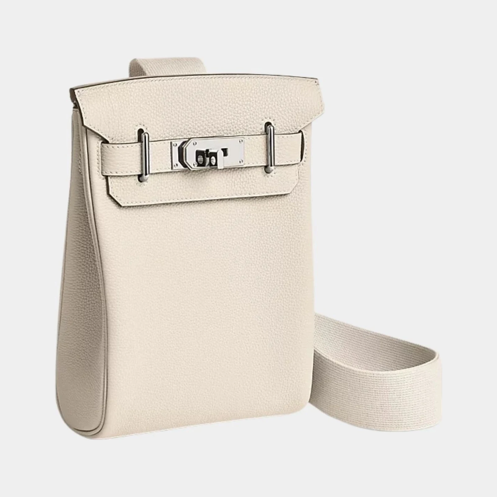 Hermès Hac a Dos PM Togo Craie PHW