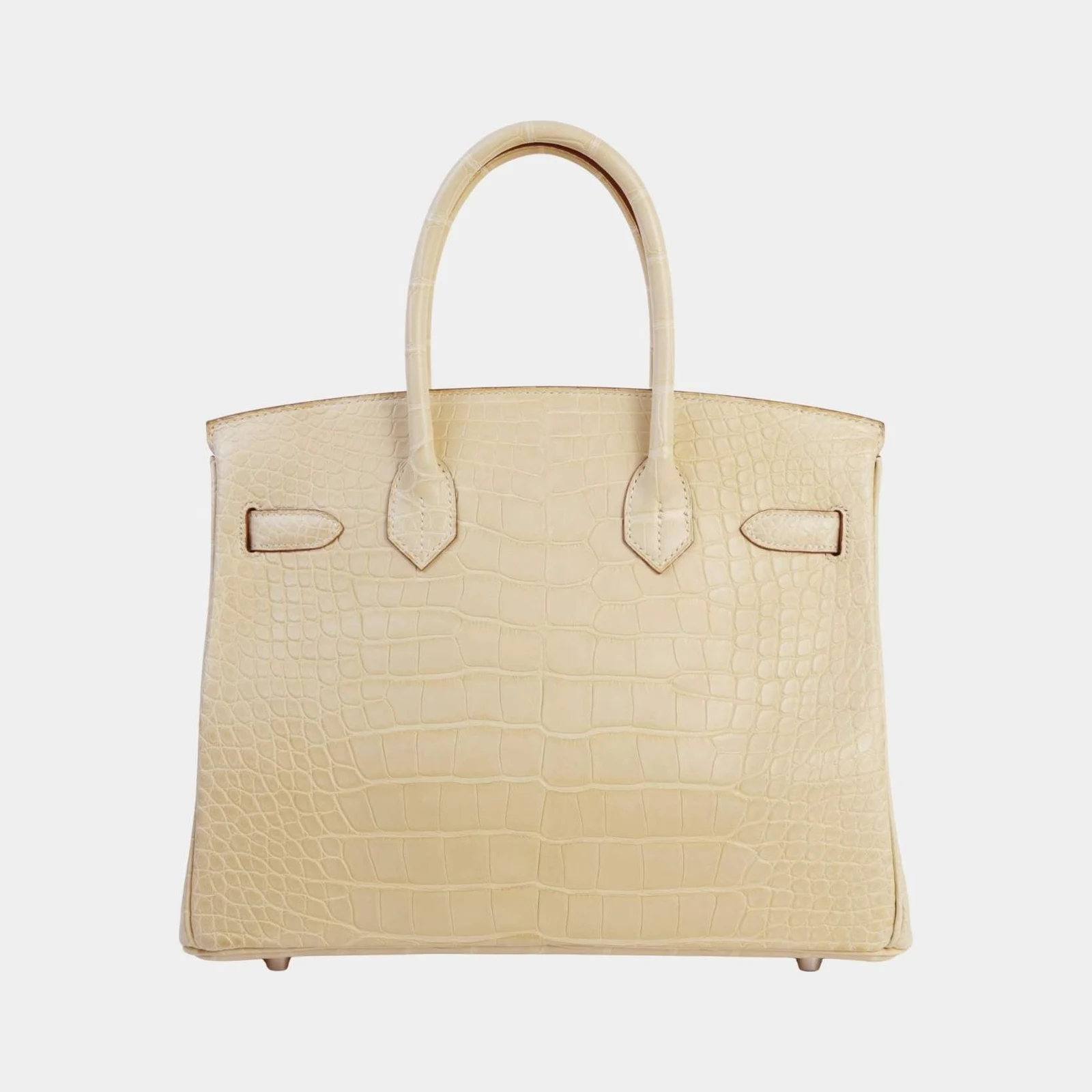 Hermès Birkin 30 Matte Alligator Vanille PHW