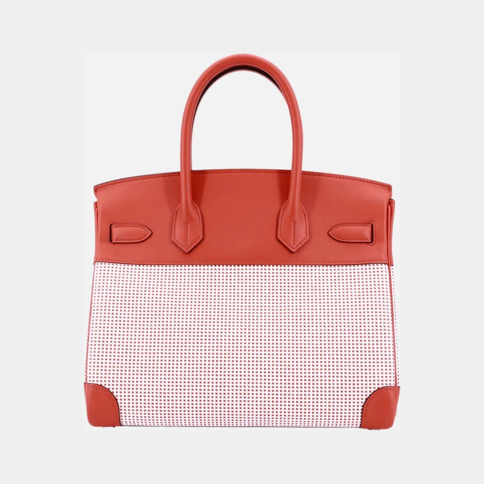 Hermès Birkin 30 Limited Edition Tri-Color Toile Quadrille Canvas-Swift PHW
