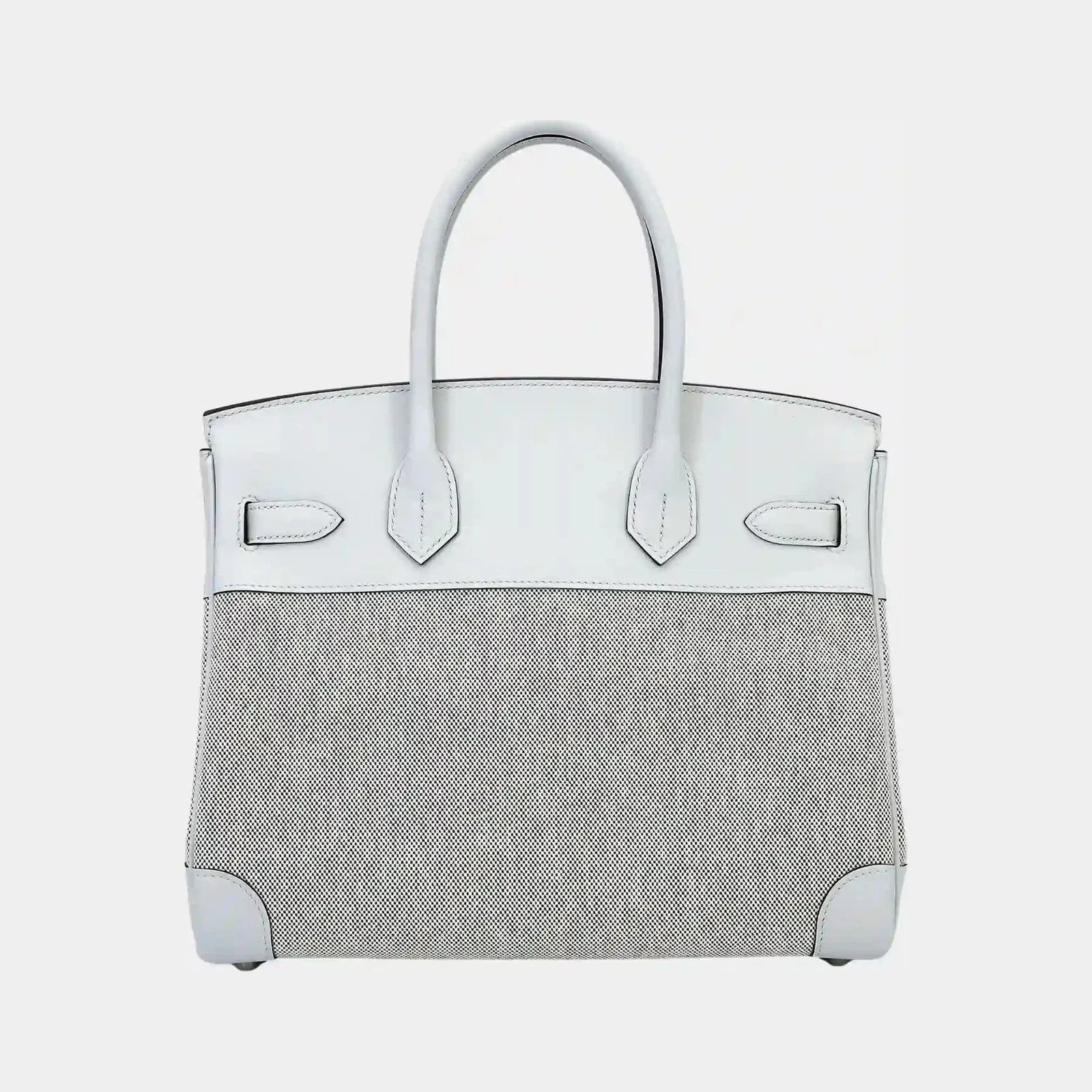 Hermès Birkin 30 Canvas-Swift Gris Platine PHW