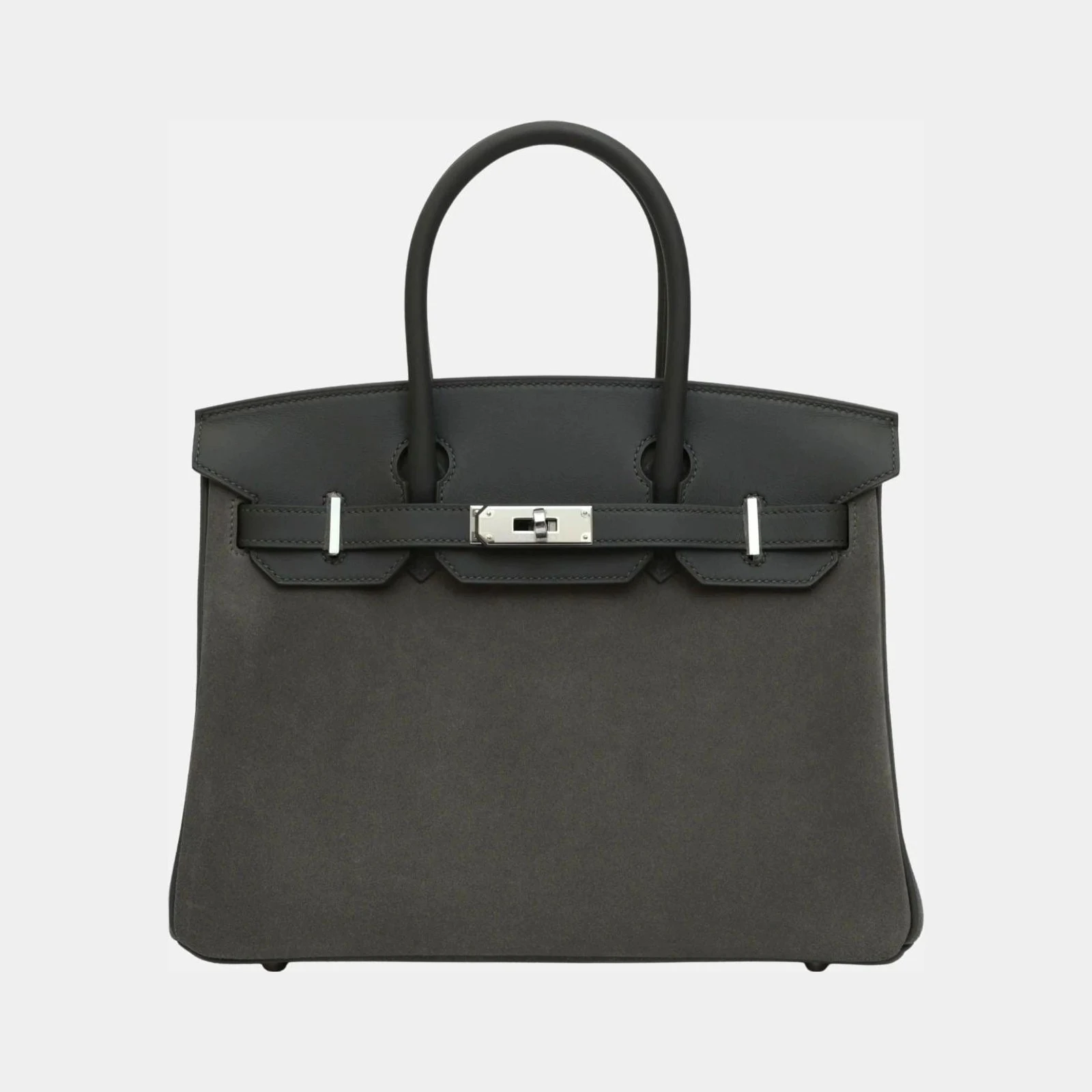 Hermès Birkin 30 Vert Mangrove Swift/Doblis Suede PHW