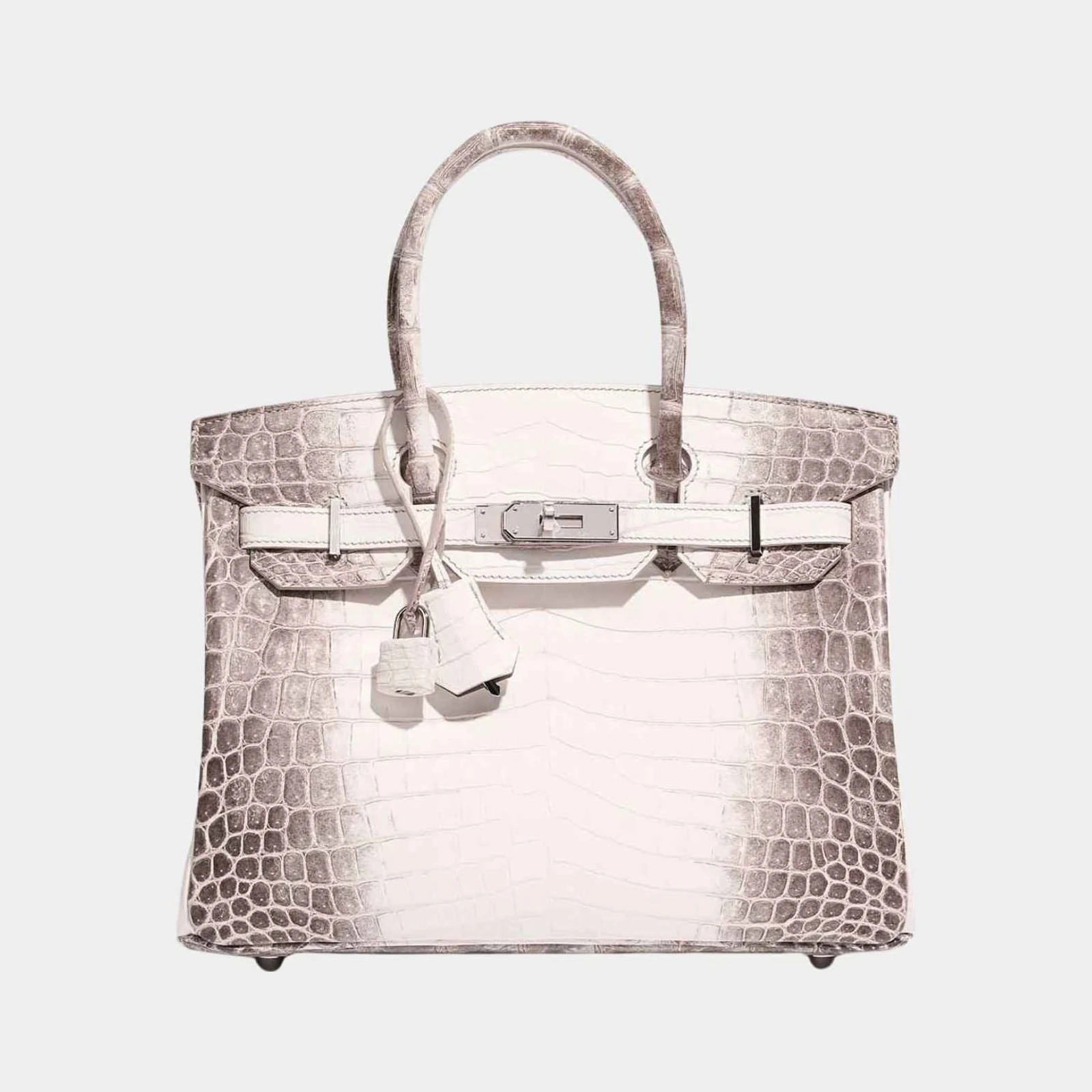 Hermès Birkin 30 Matte Alligator Himalaya Blanc PHW