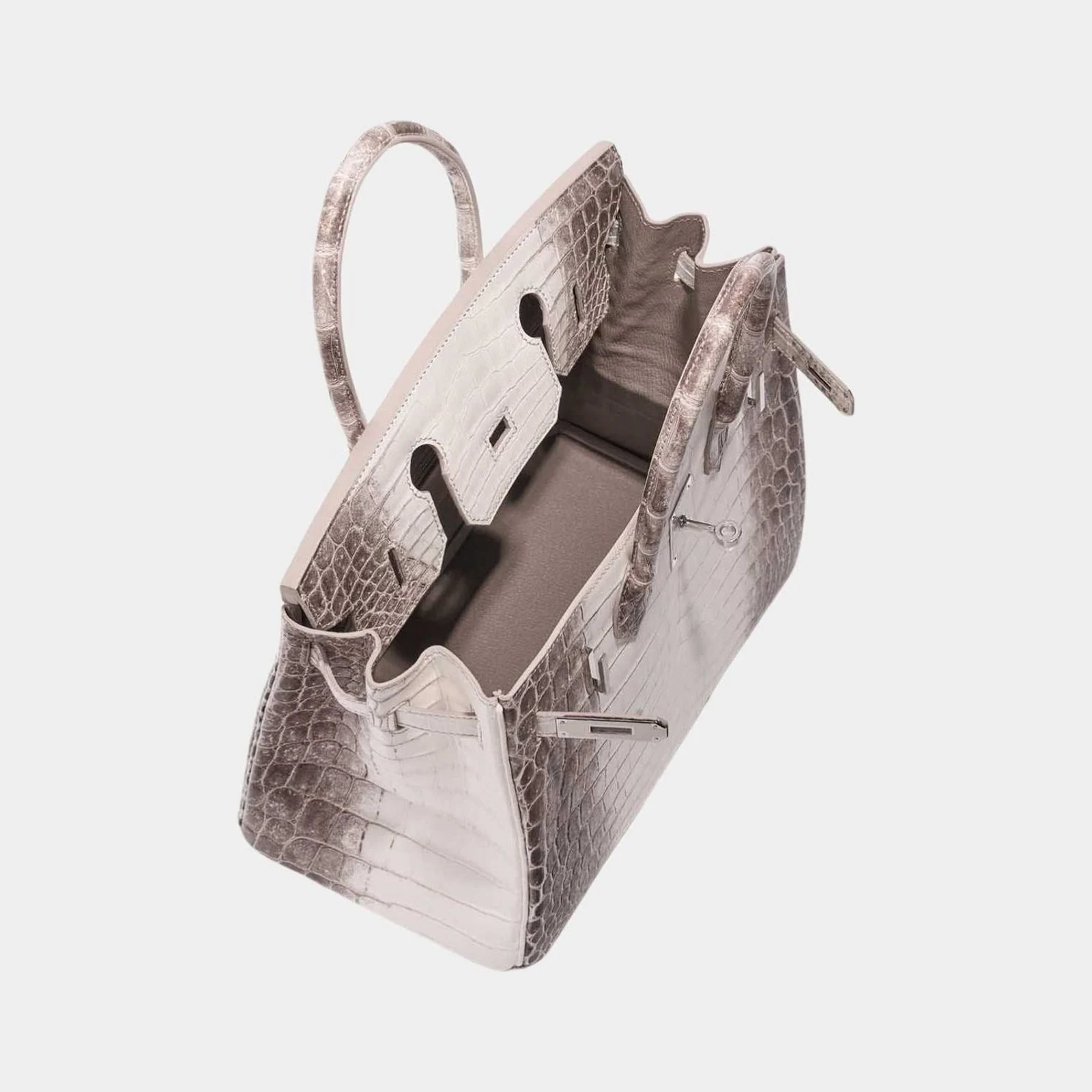 Hermès Birkin 30 Matte Alligator Himalaya Blanc PHW