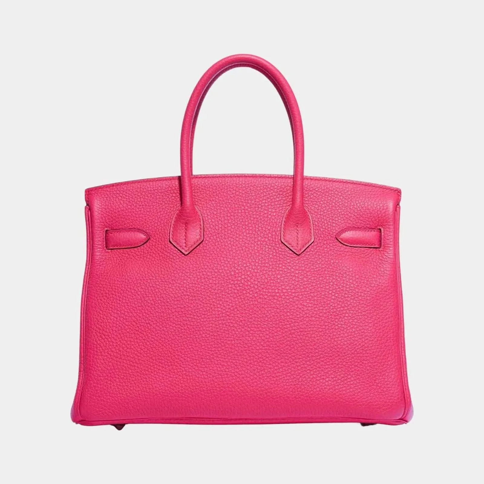 Hermès Birkin 30 Clemence Taurillon Rose Extreme PHW