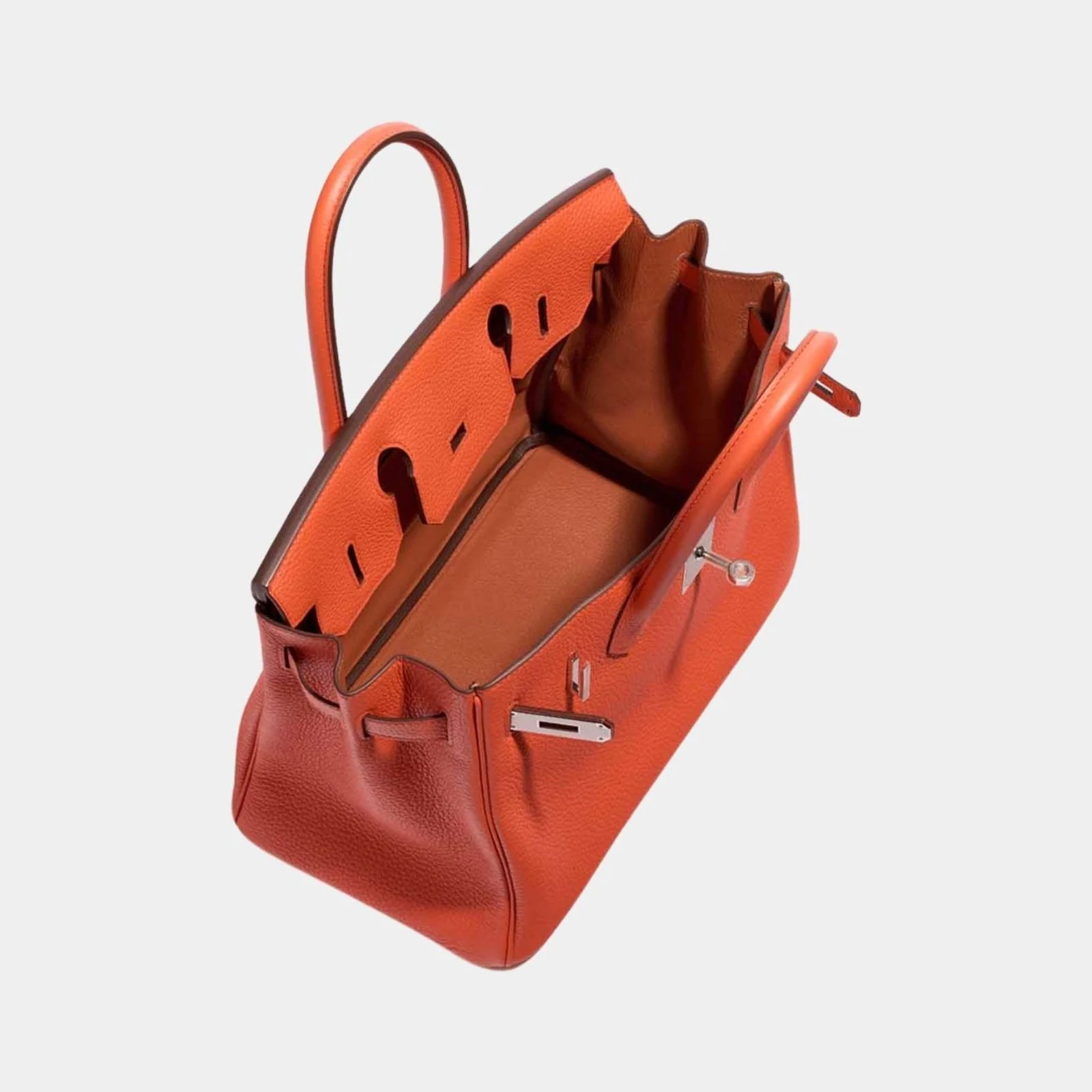 Hermès Birkin 30 Togo Orange Poppy PHW