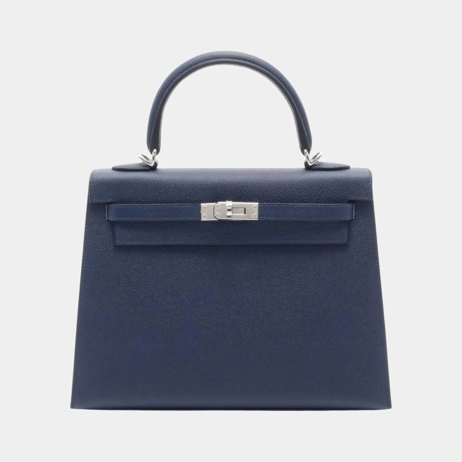 Hermès Kelly 25 Epsom Bleu Nuit PHW