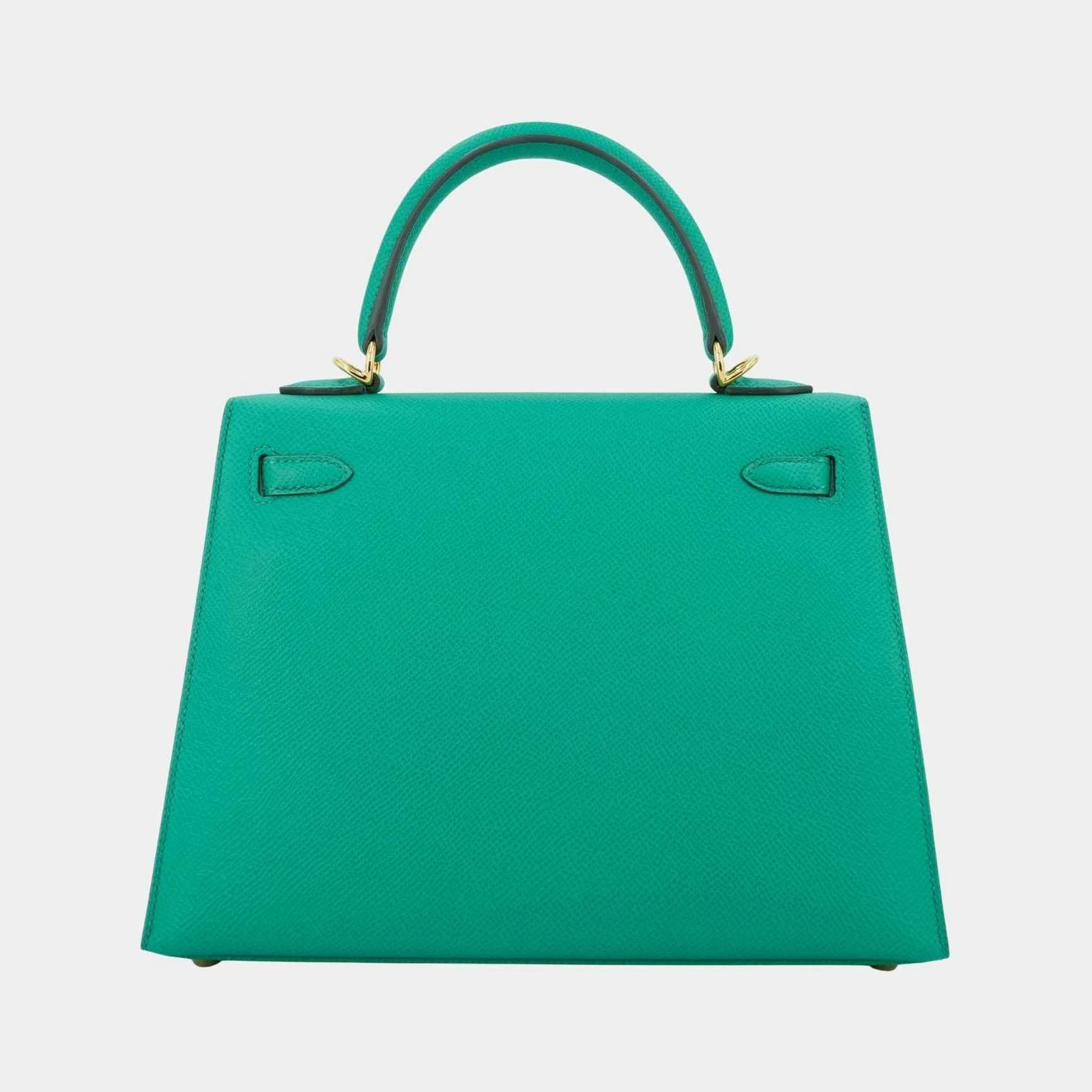 Hermès Kelly 25 Epsom Sellier Vert Jade GHW
