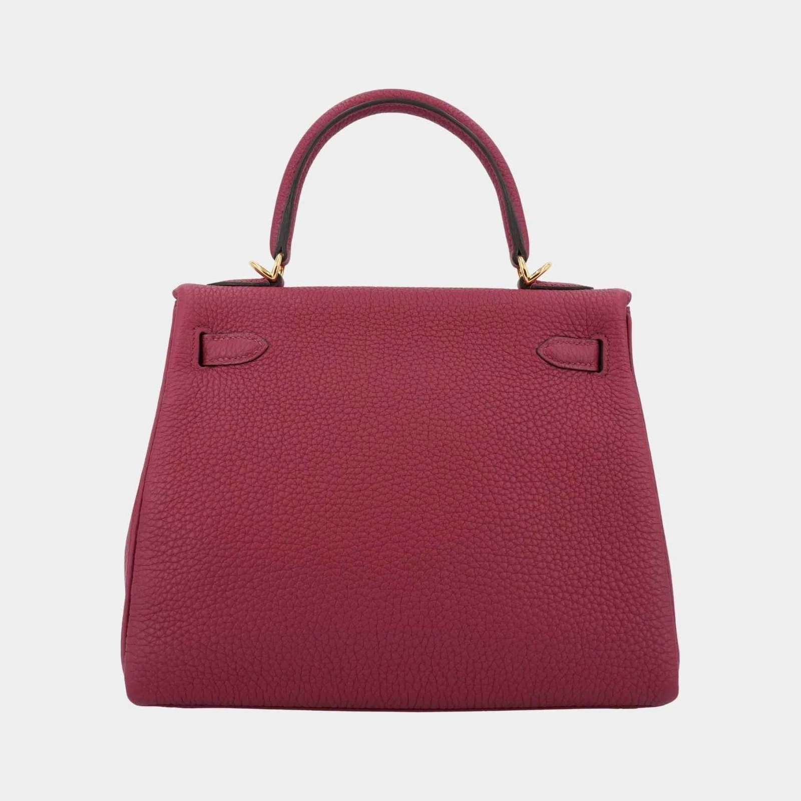 Hermès Kelly 25 Togo Rouge Grenat GHW
