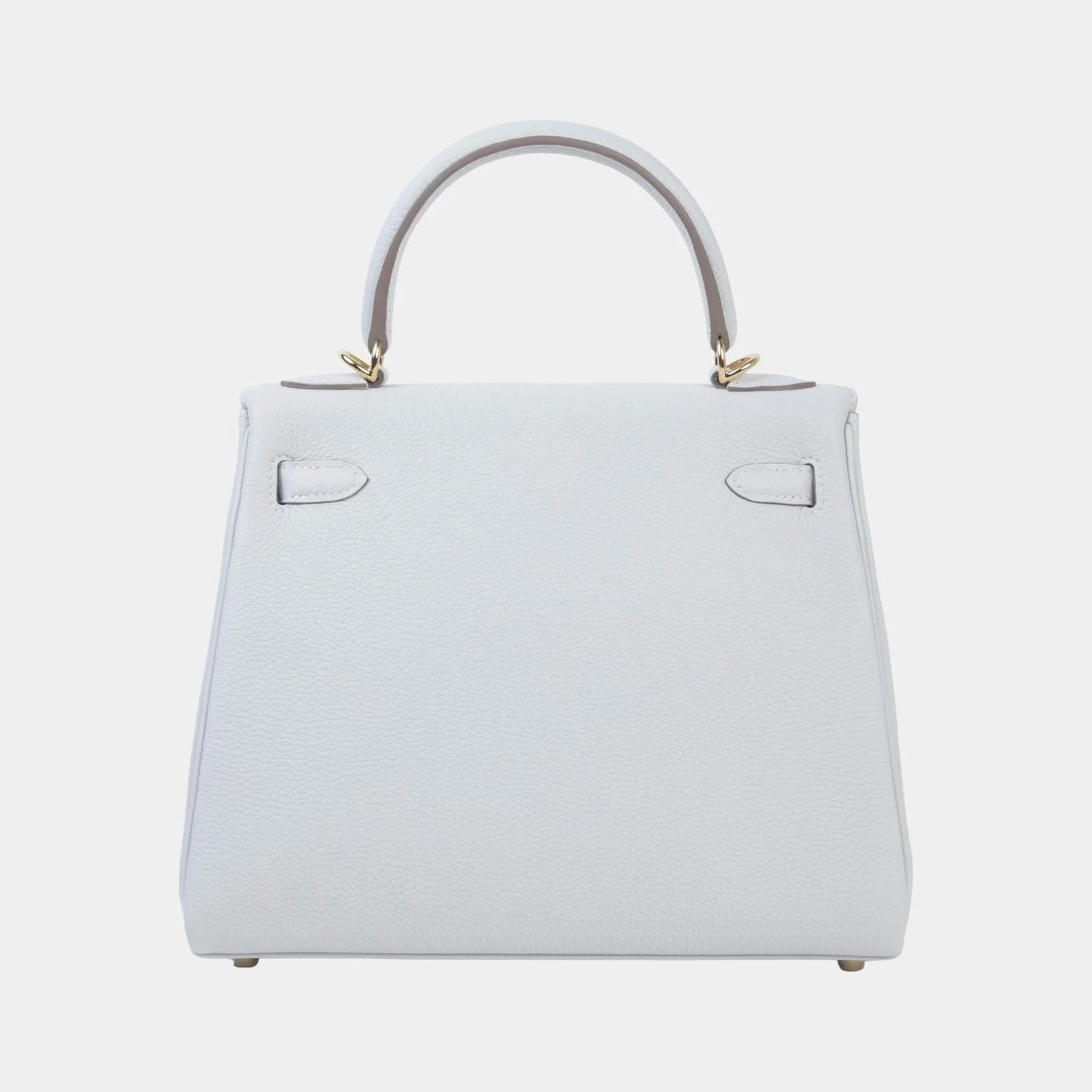 Hermès Kelly 25 Togo Gris Pale GHW