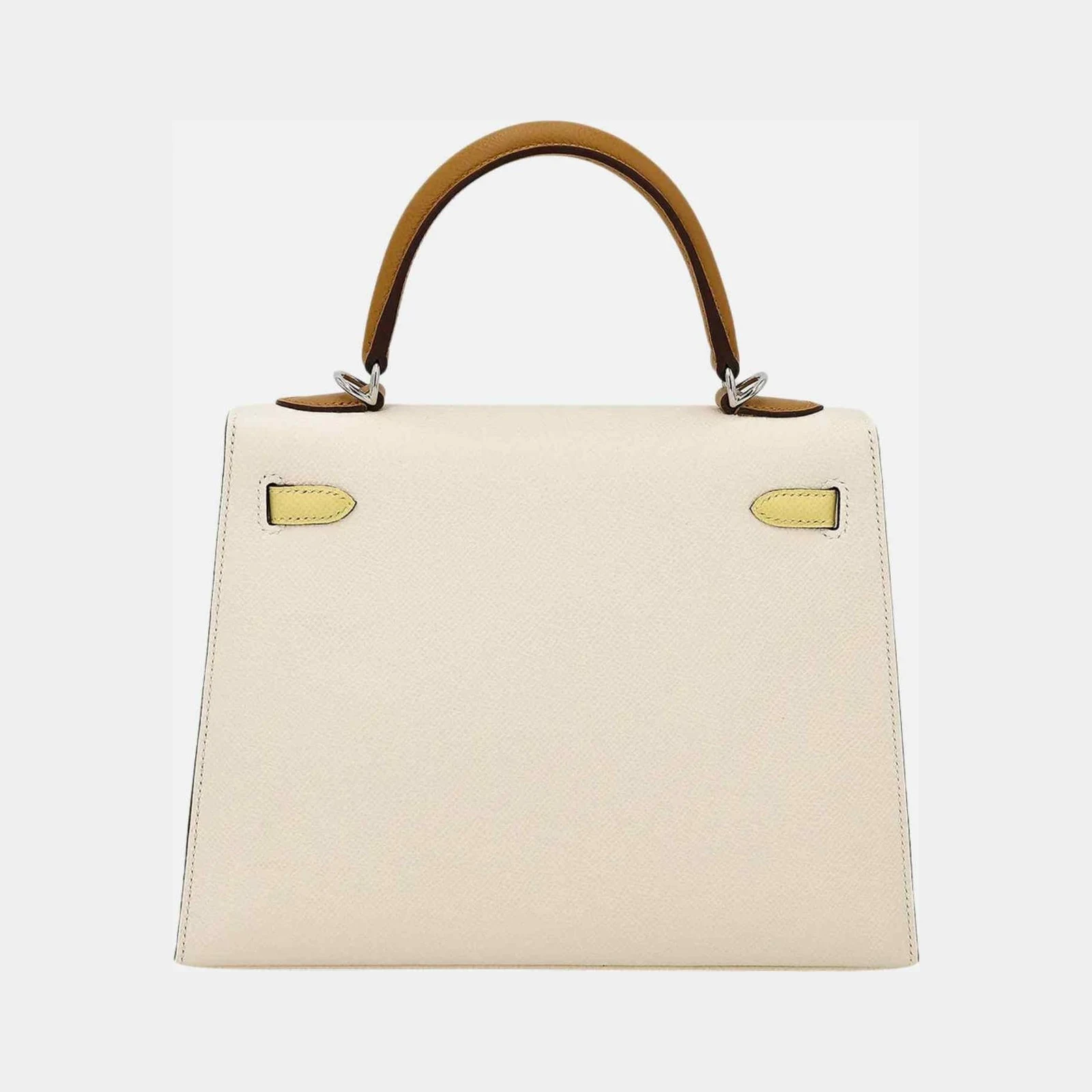 Hermès Kelly 25 Espom Nata/Jaune Poussin/Sesame PHW