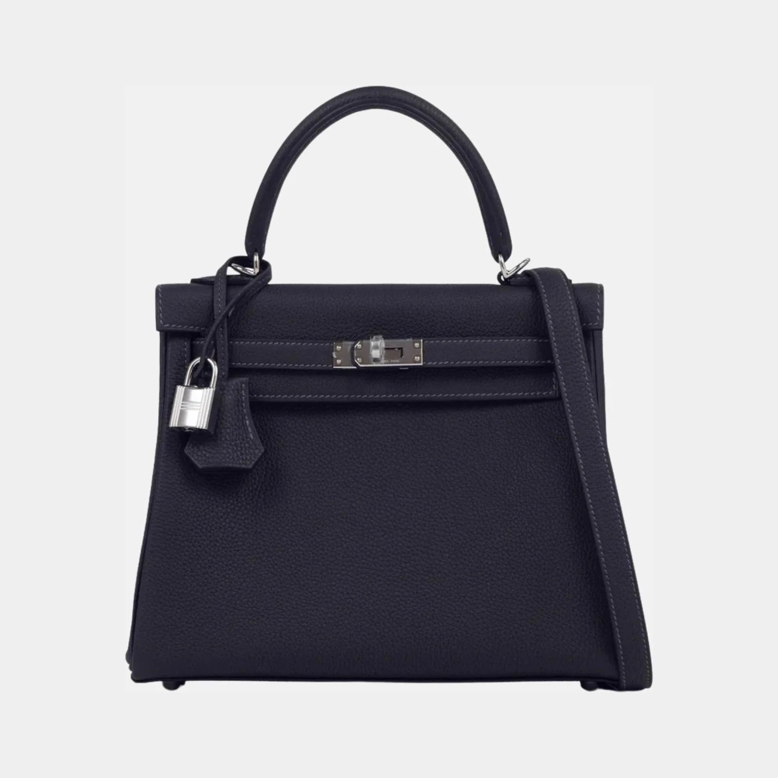 Hermès Kelly 25 Togo Bleu Nuit PHW