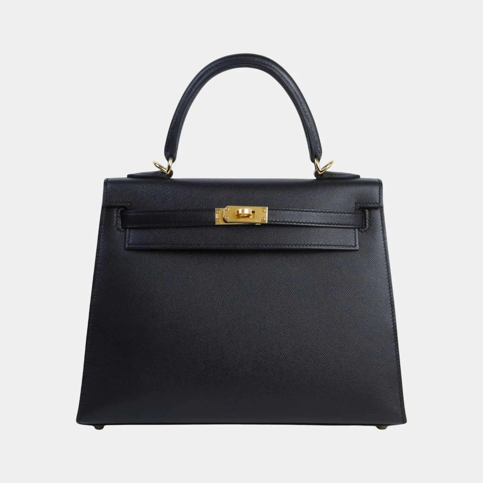Hermès Kelly 25 Madame Black/Gris Misty GHW
