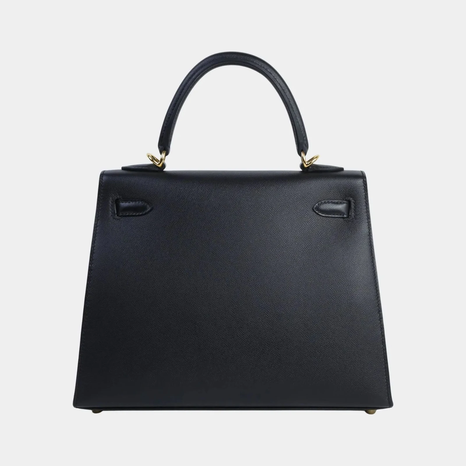 Hermès Kelly 25 Madame Black/Gris Misty GHW