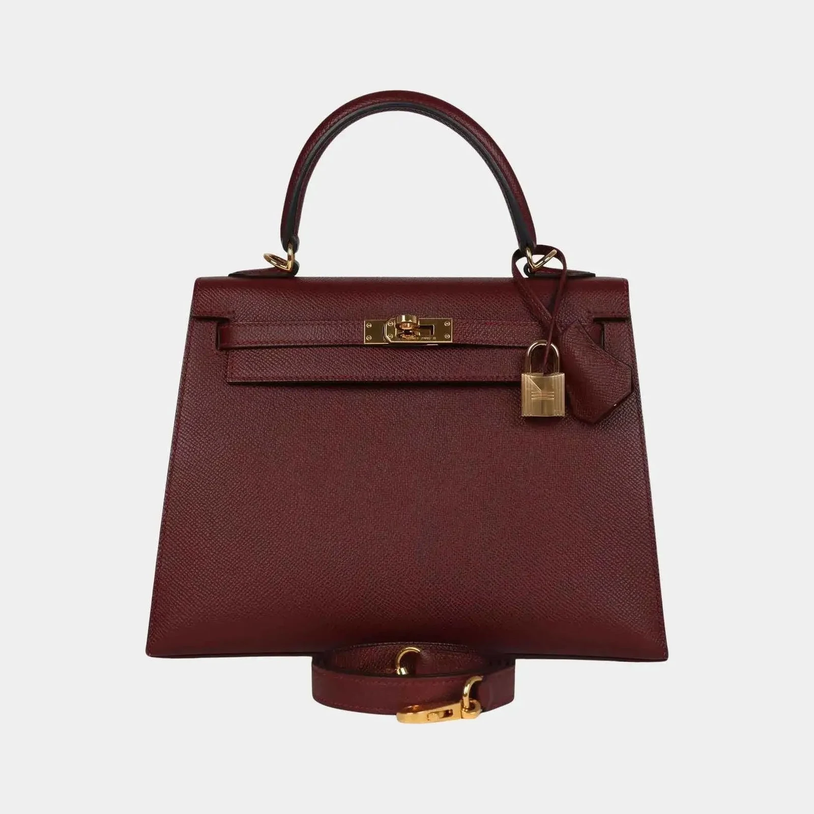 Hermès Kelly 25 Espom Rouge H GHW