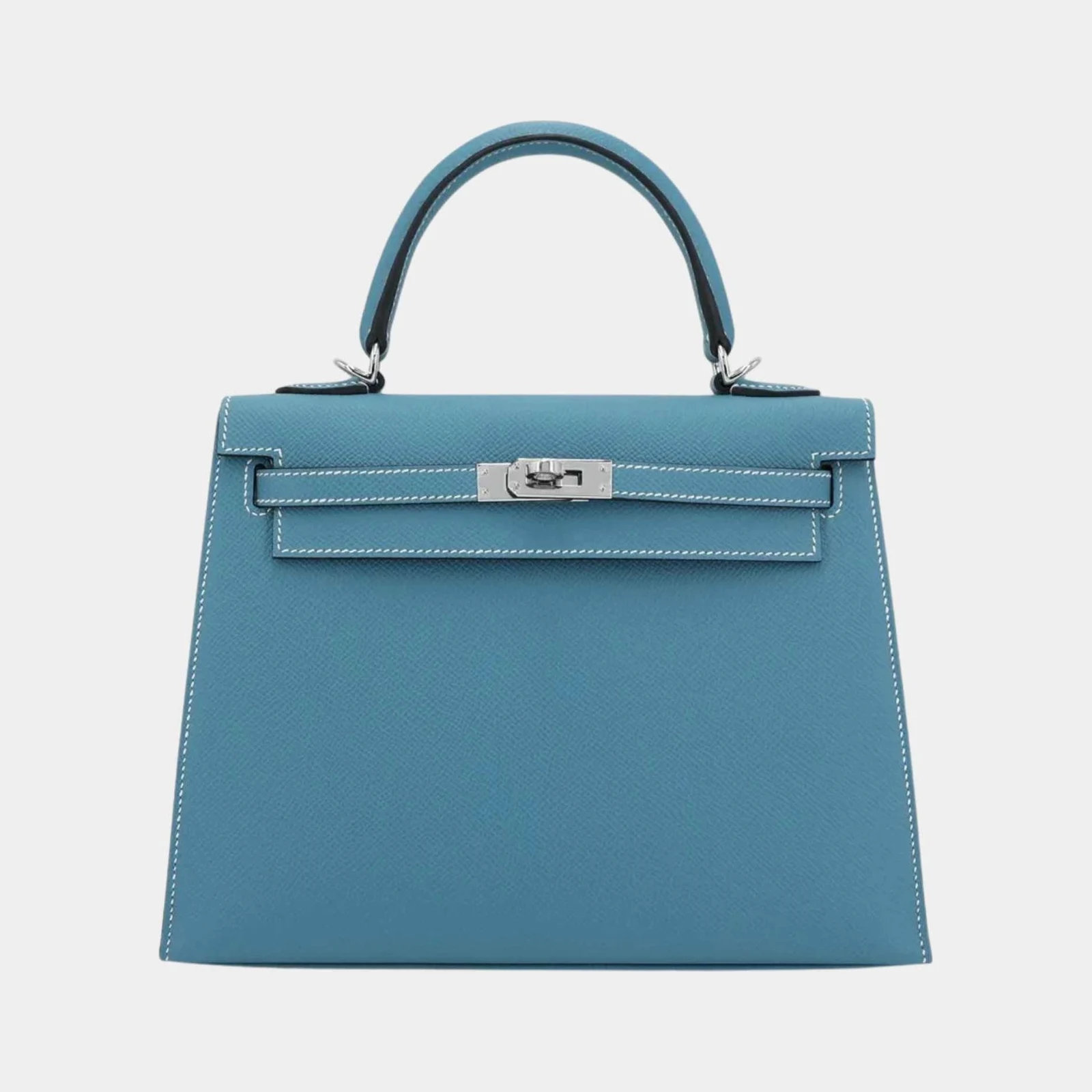 Hermès Kelly 25 Epsom Bleu Jeans PHW