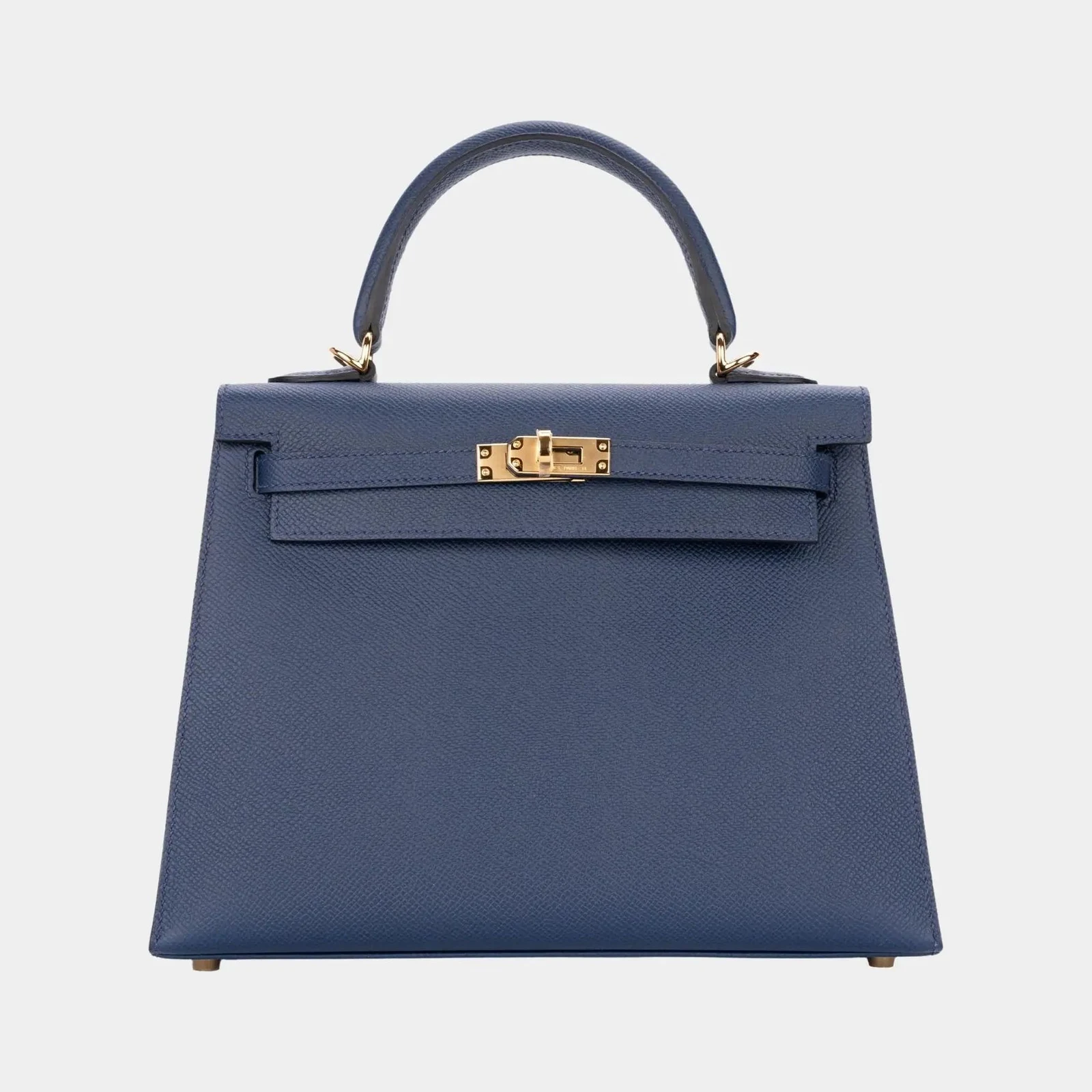 Hermès Kelly 25 Epsom Bleu Navy GHW