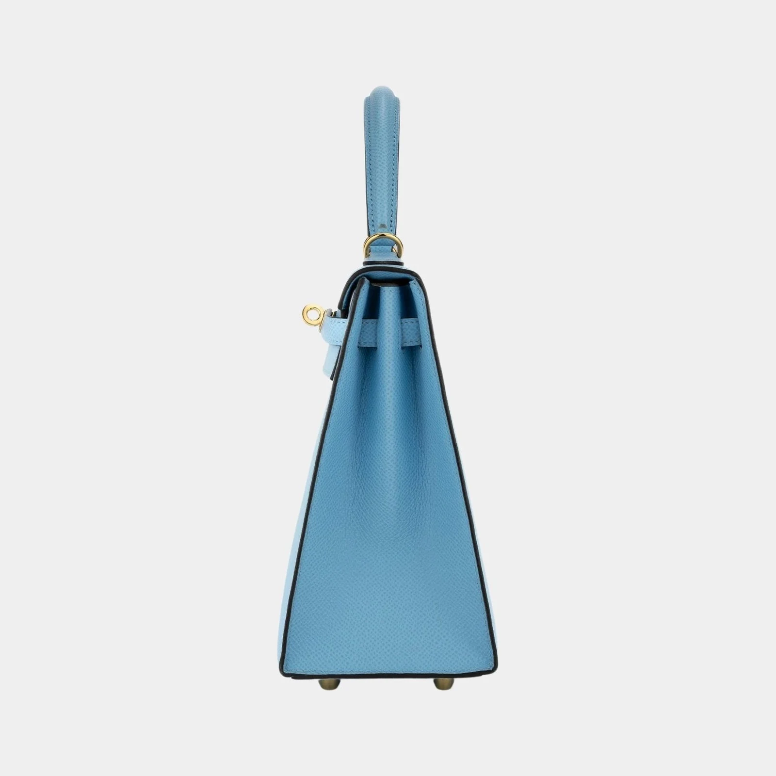 Hermès Kelly 25 Epsom Bleu Celeste GHW