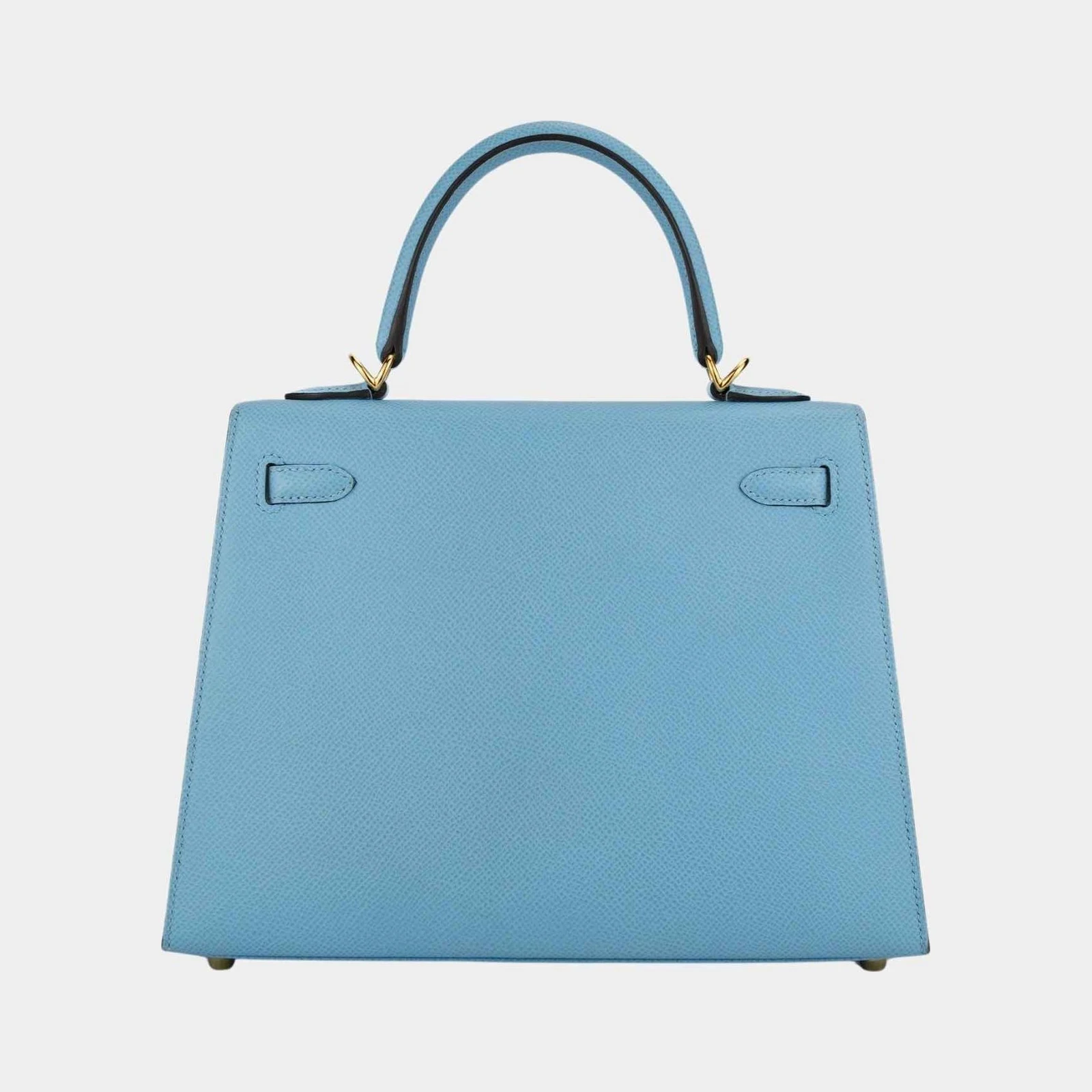 Hermès Kelly 25 Epsom Bleu Celeste GHW