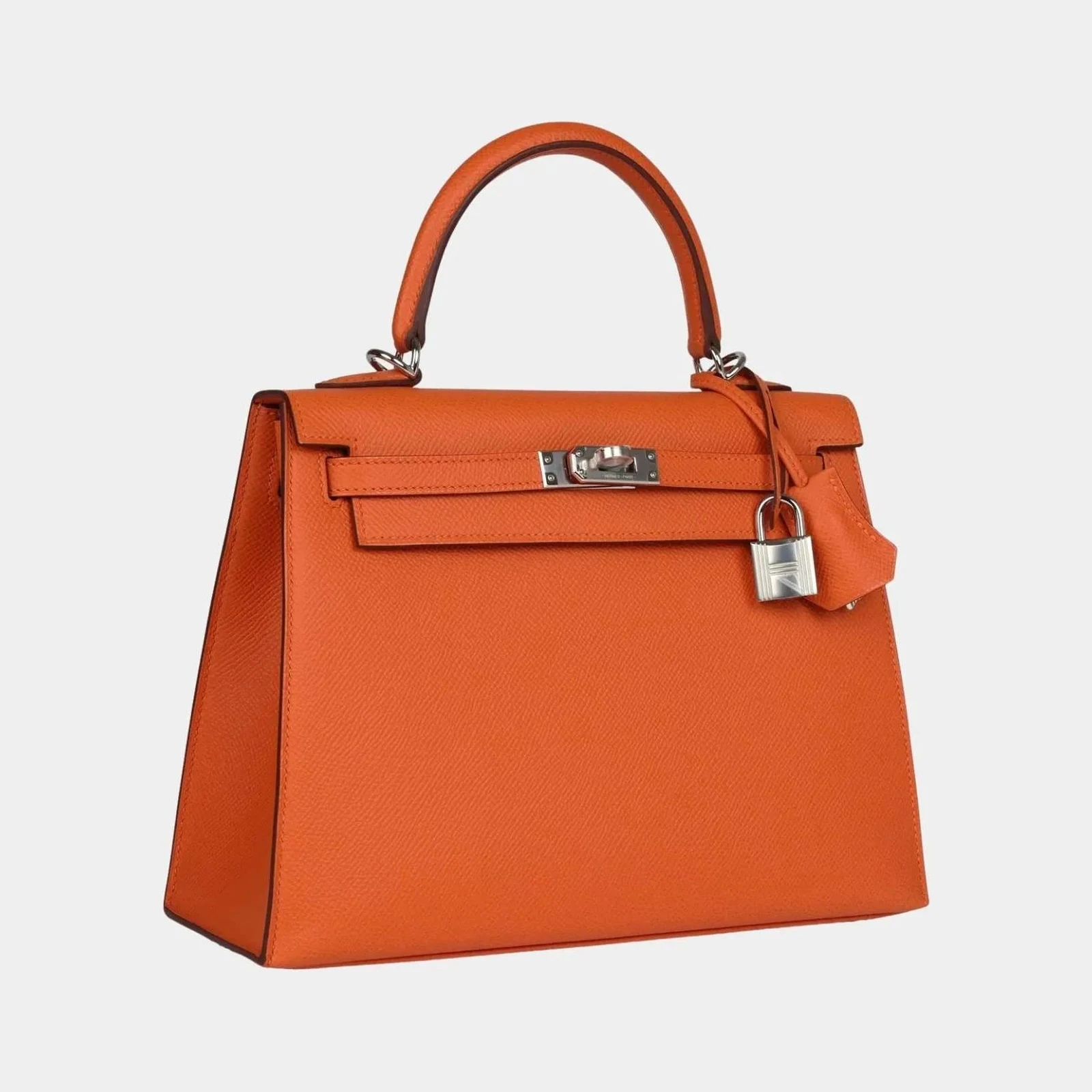 Hermès Kelly 25 Epsom Orange H PHW