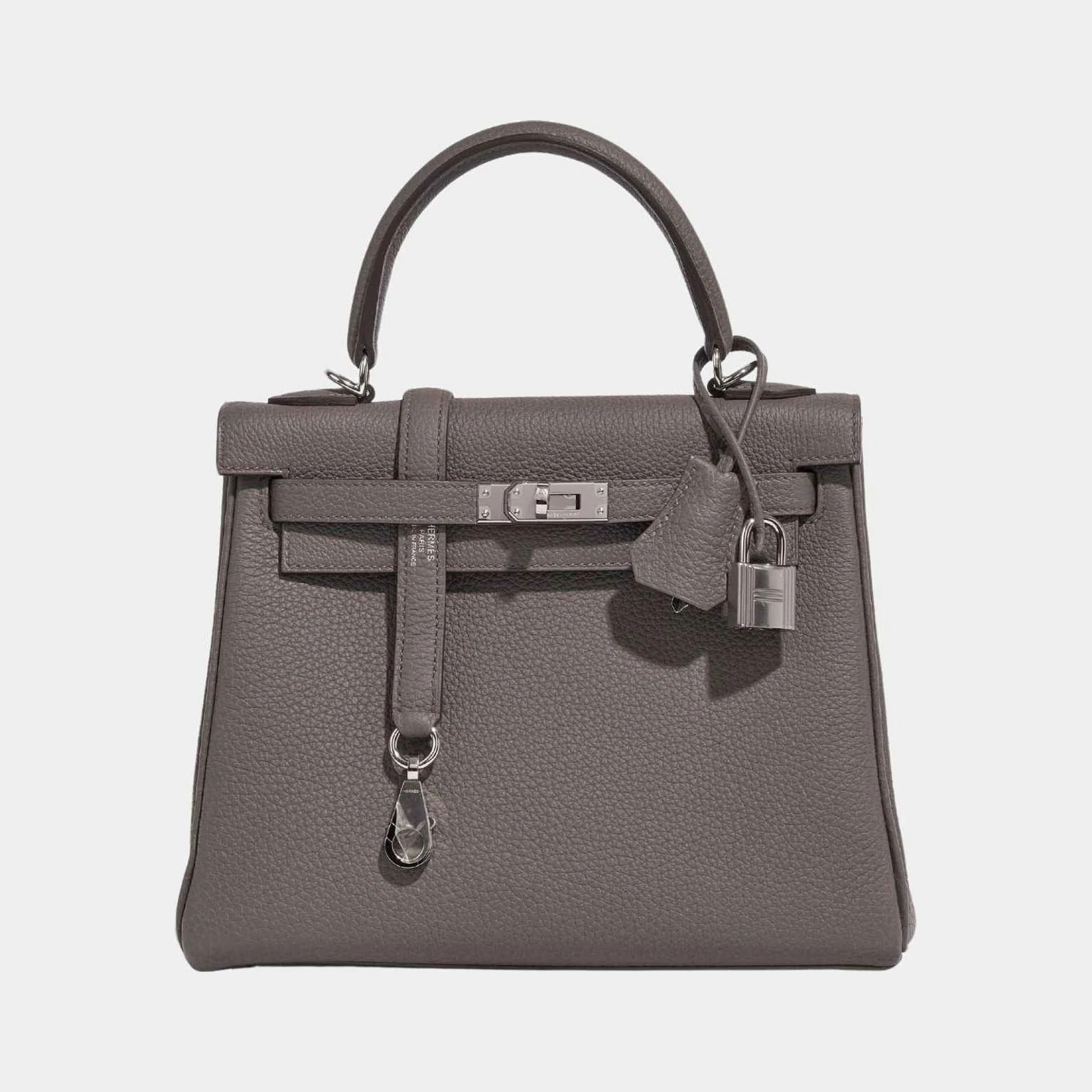Hermès Kelly 25 Togo Etain PHW