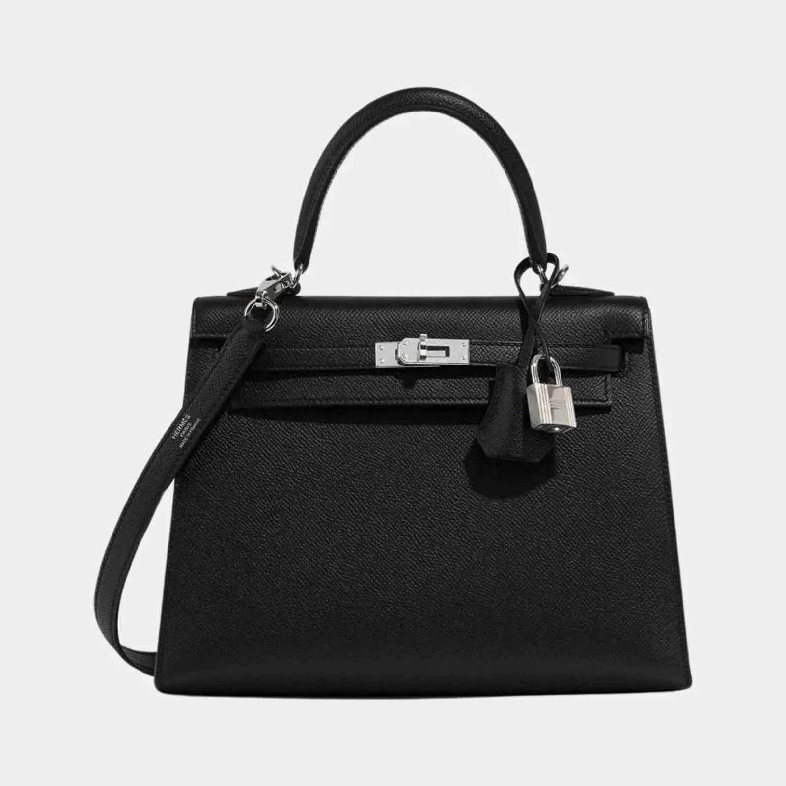 Hermès Kelly 25 Epsom Black PHW