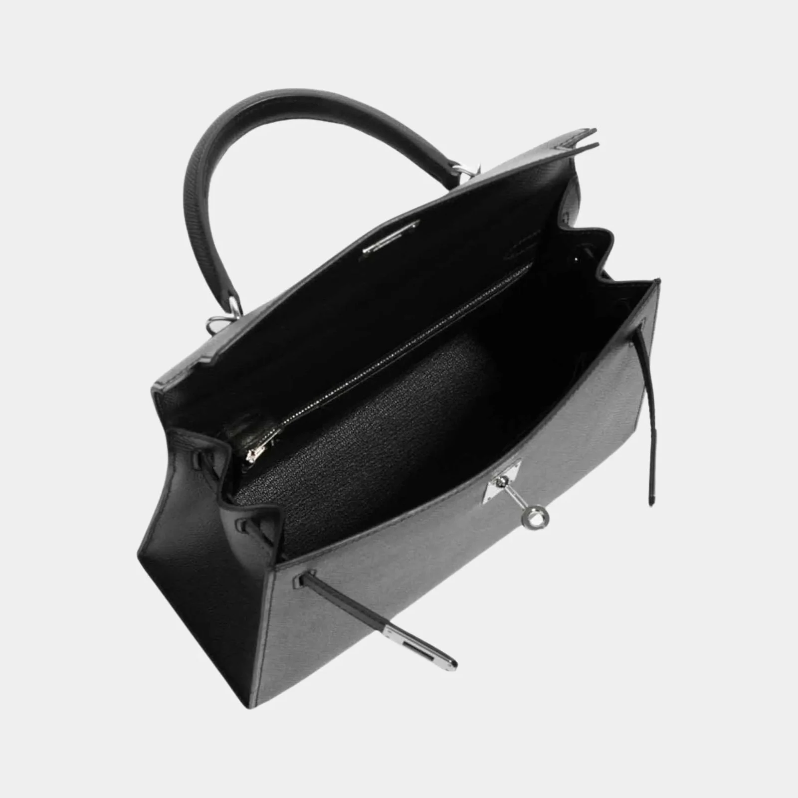 Hermès Kelly 25 Epsom Black PHW