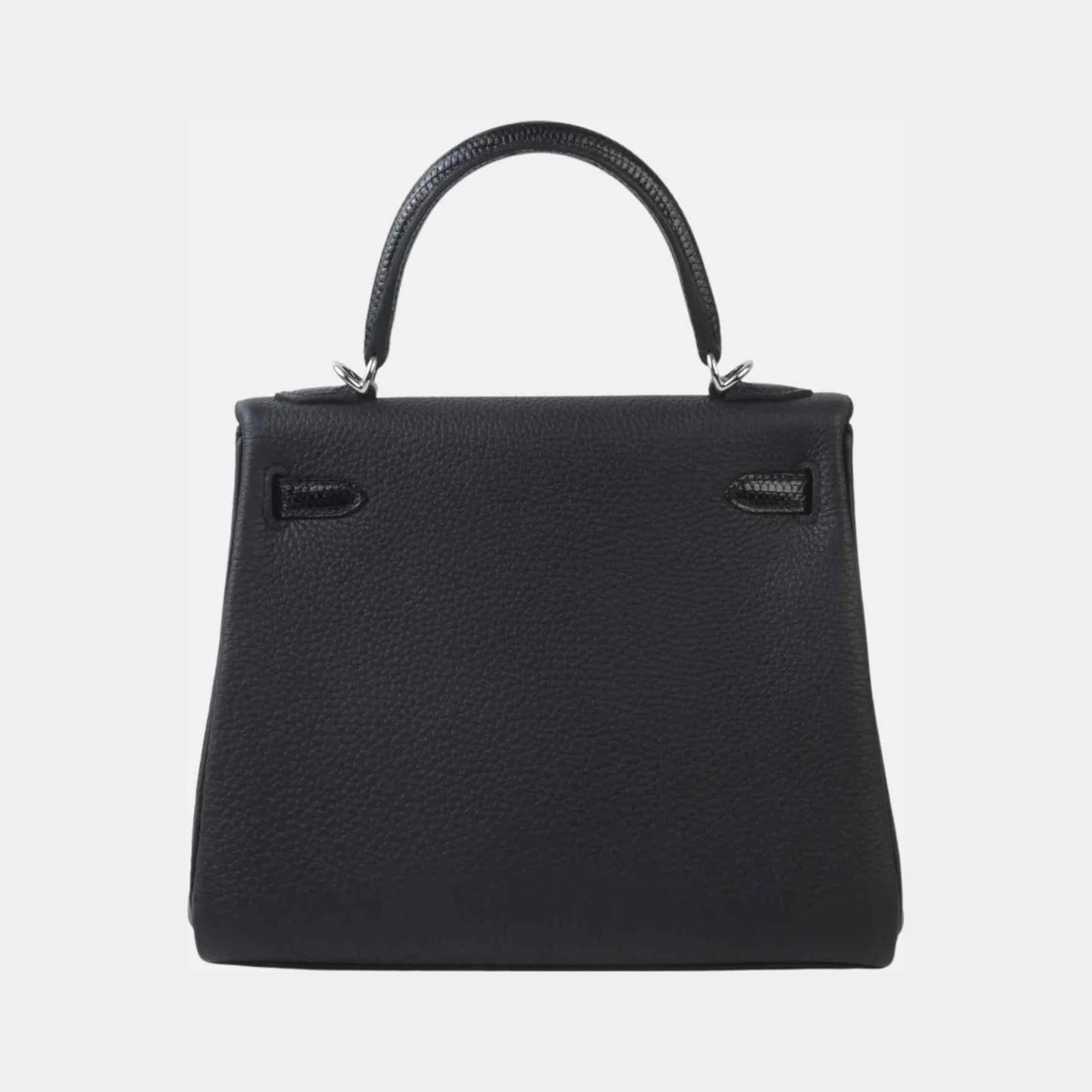 Hermès Kelly 25 Togo/Lizard Black PHW