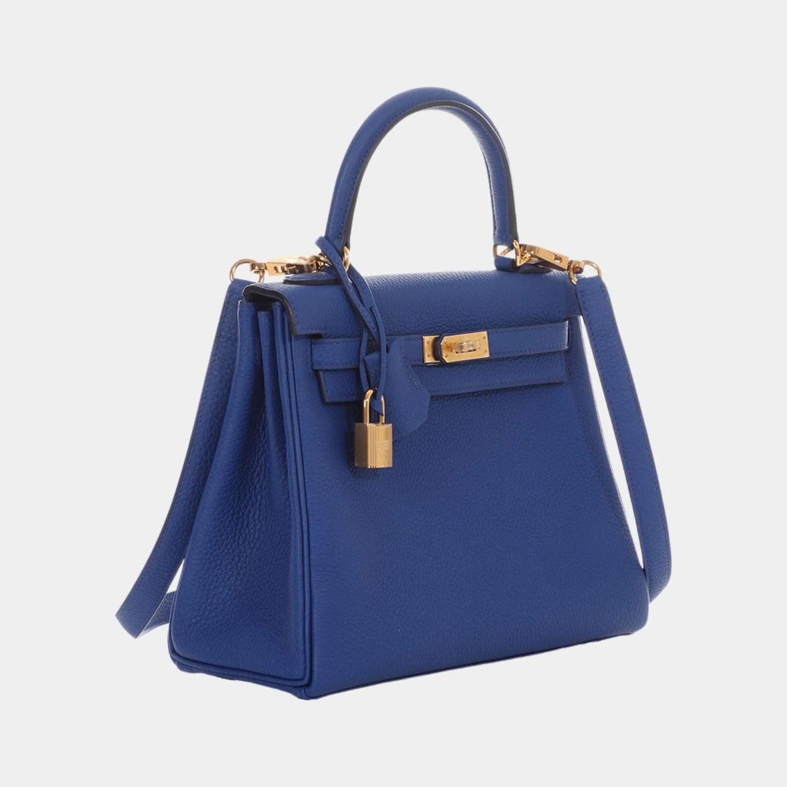 Hermès Kelly 25 Togo Bleu Royal GHW