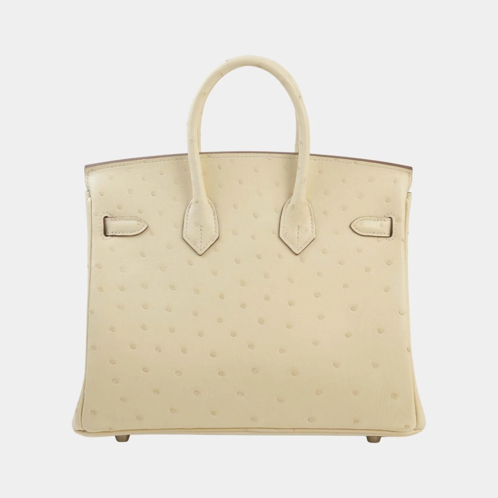 Hermès Birkin 25 Ostrich Parchemin PHW