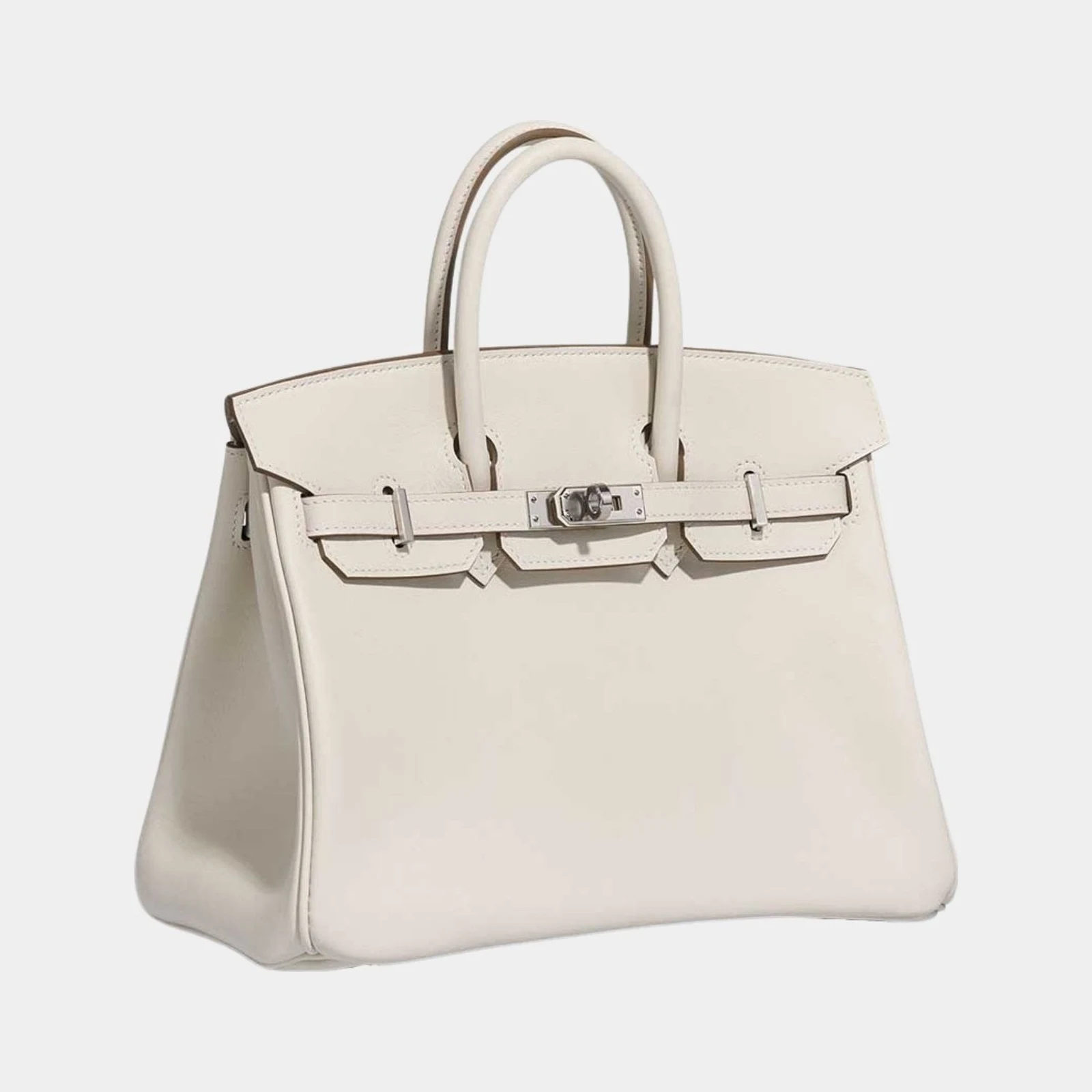 Hermès Birkin 25 Swift Mushroom PHW