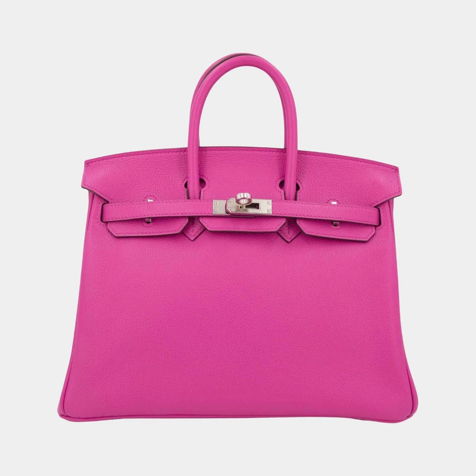 Hermès Birkin 25 Verso Taurillion Novillo Magnolia/Capucine PHW