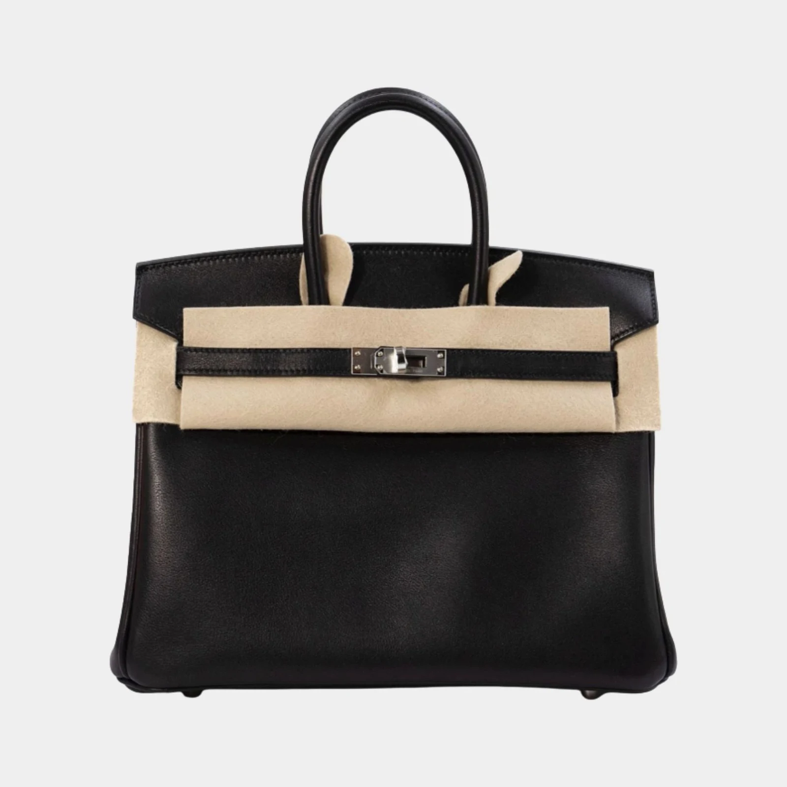 Hermès Birkin 25 Volupto Leather Black PHW