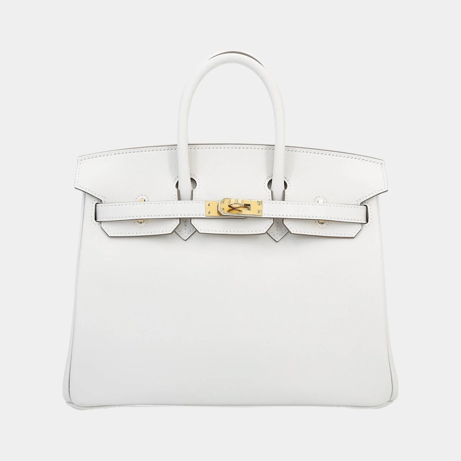 Hermès Birkin 25 Swift Gris Pale GHW