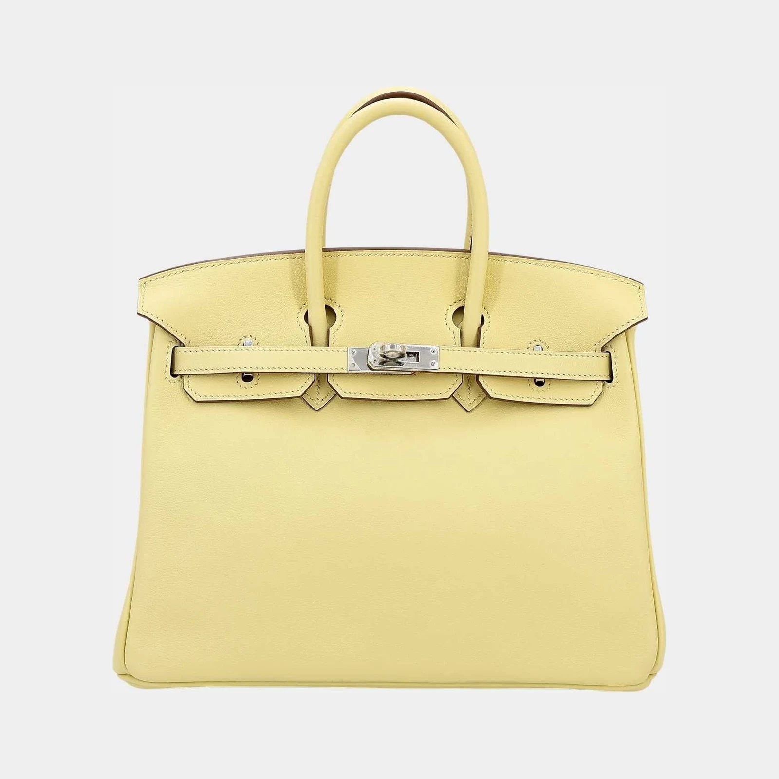 Hermès Birkin 25 Swift Jaune Poussin PHW