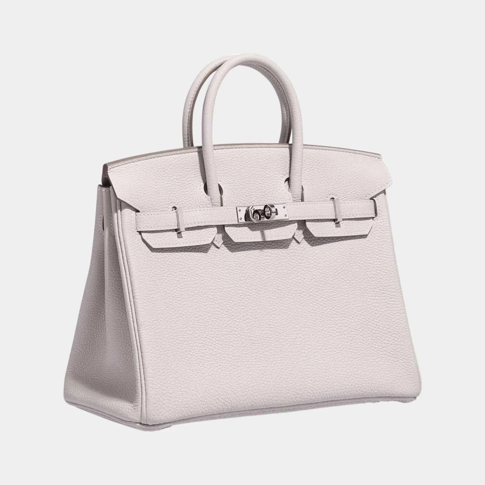 Hermès Birkin 25 Togo Gris Pale PHW