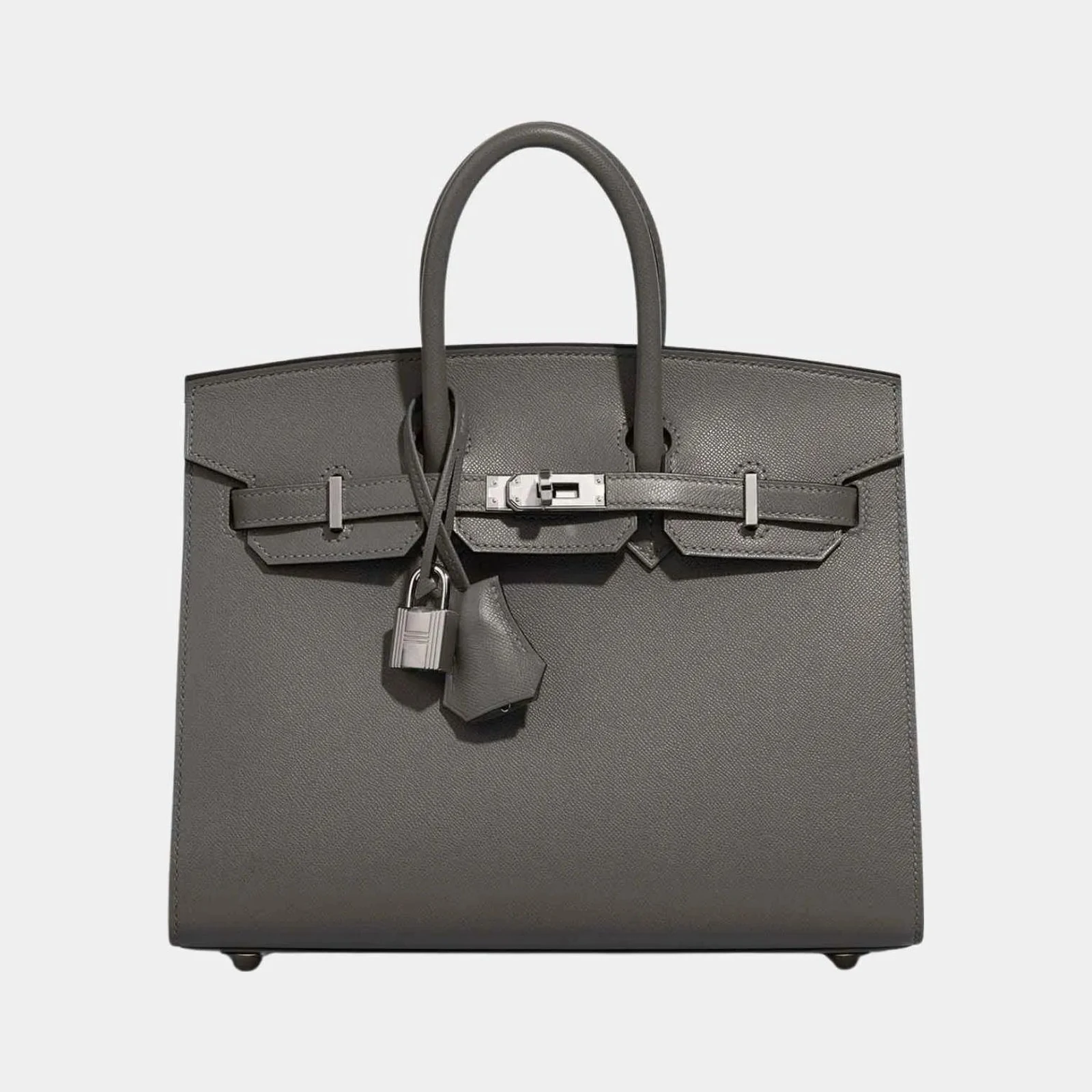 Hermès Birkin 25 Madame Sellier Gris Meyer PHW