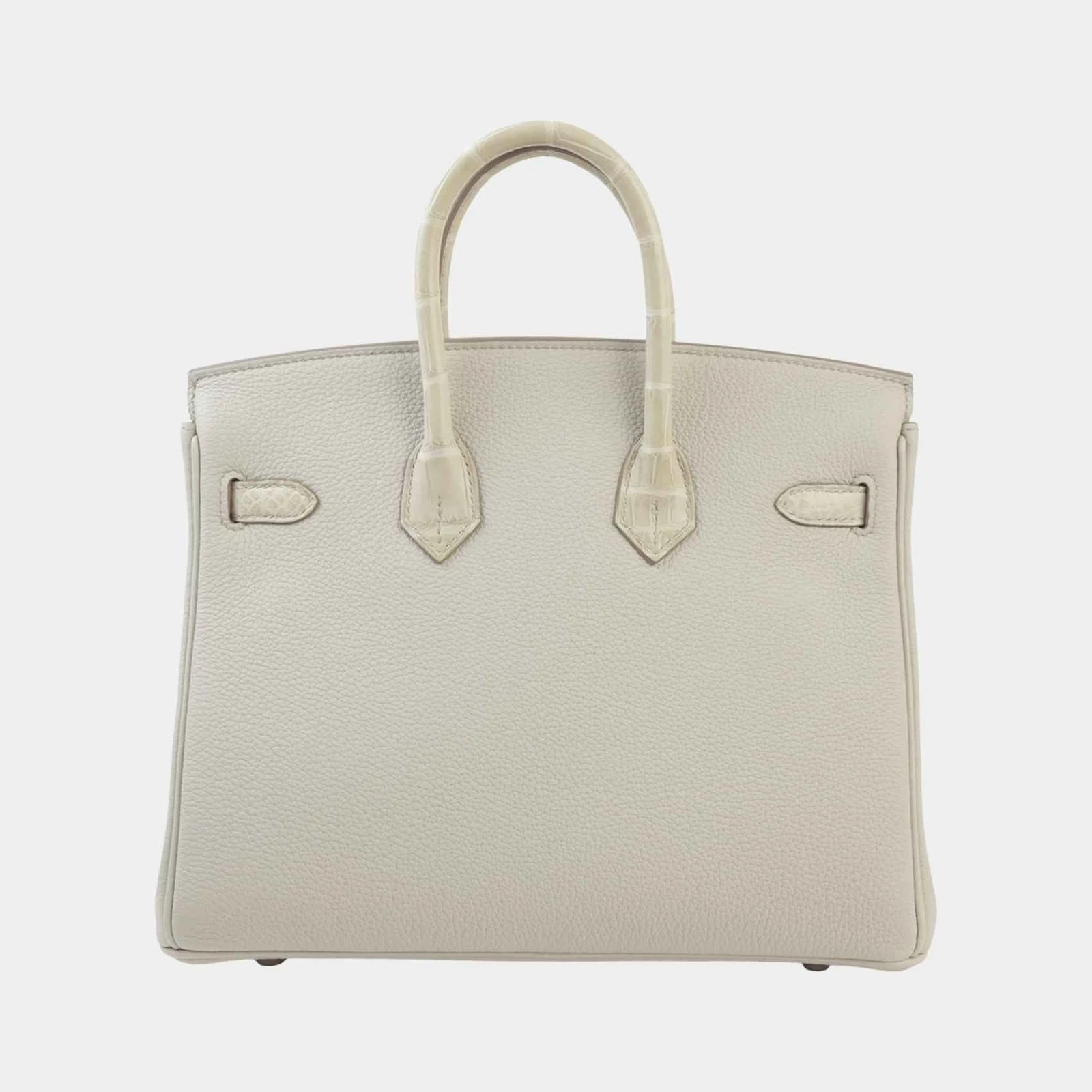 Hermès Birkin 25 Touch Togo Matte Alligator Beton PHW