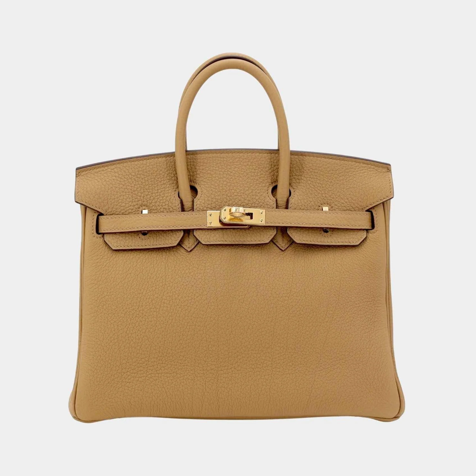 Hermès Birkin 25 Togo Biscuit GHW