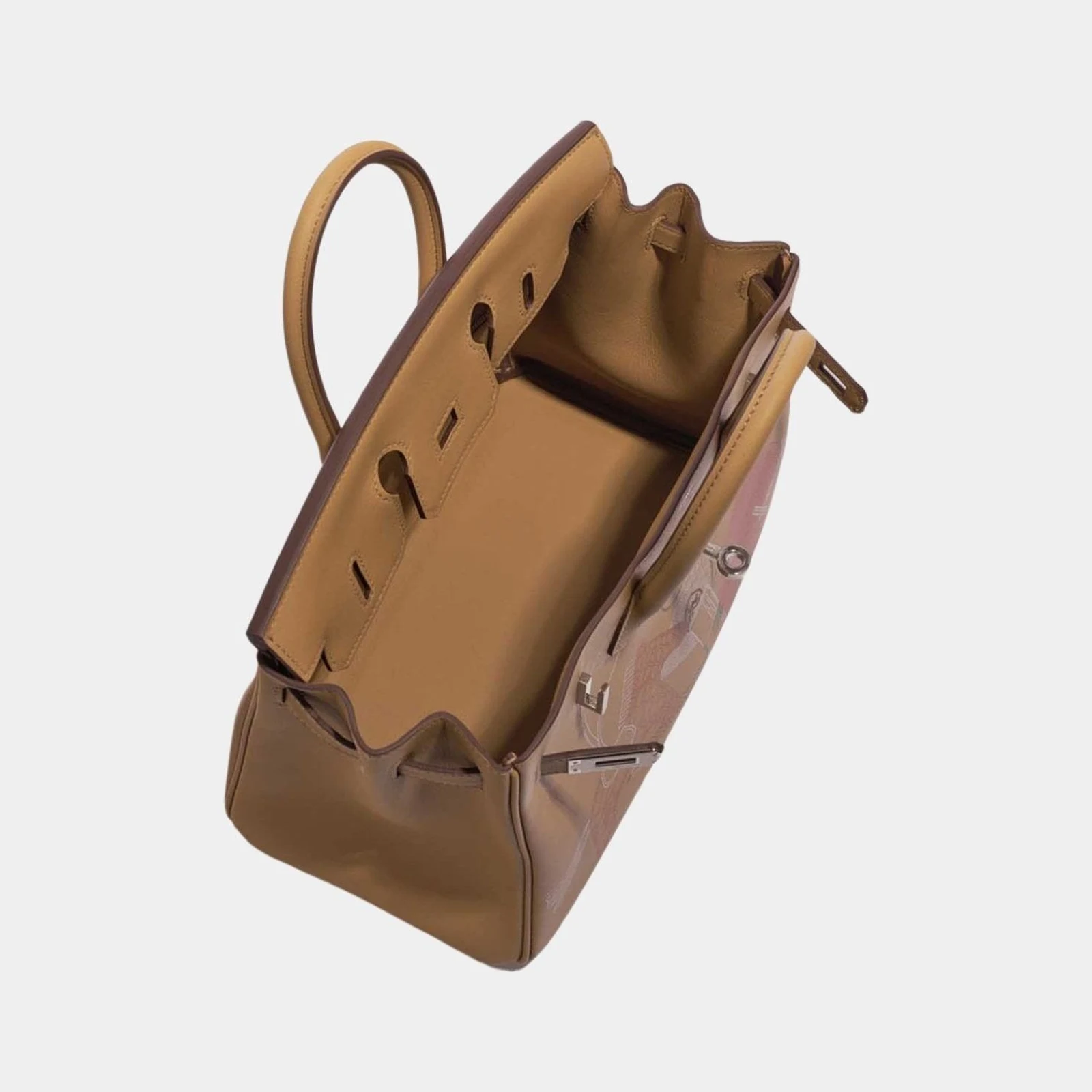 Hermès Birkin 25 Swift Biscuit In and Out