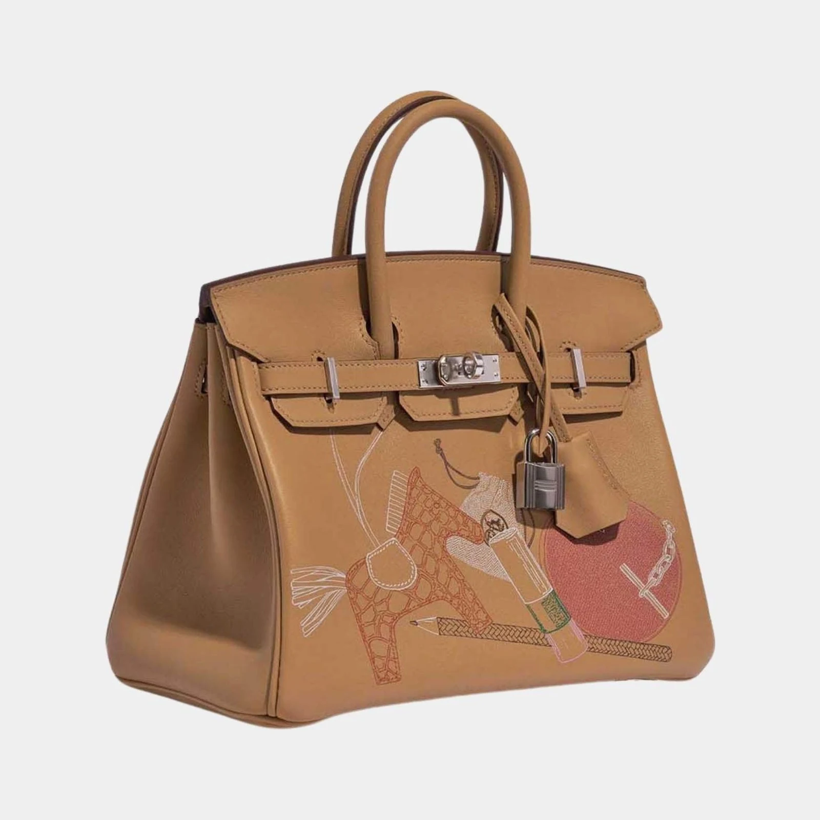 Hermès Birkin 25 Swift Biscuit In and Out