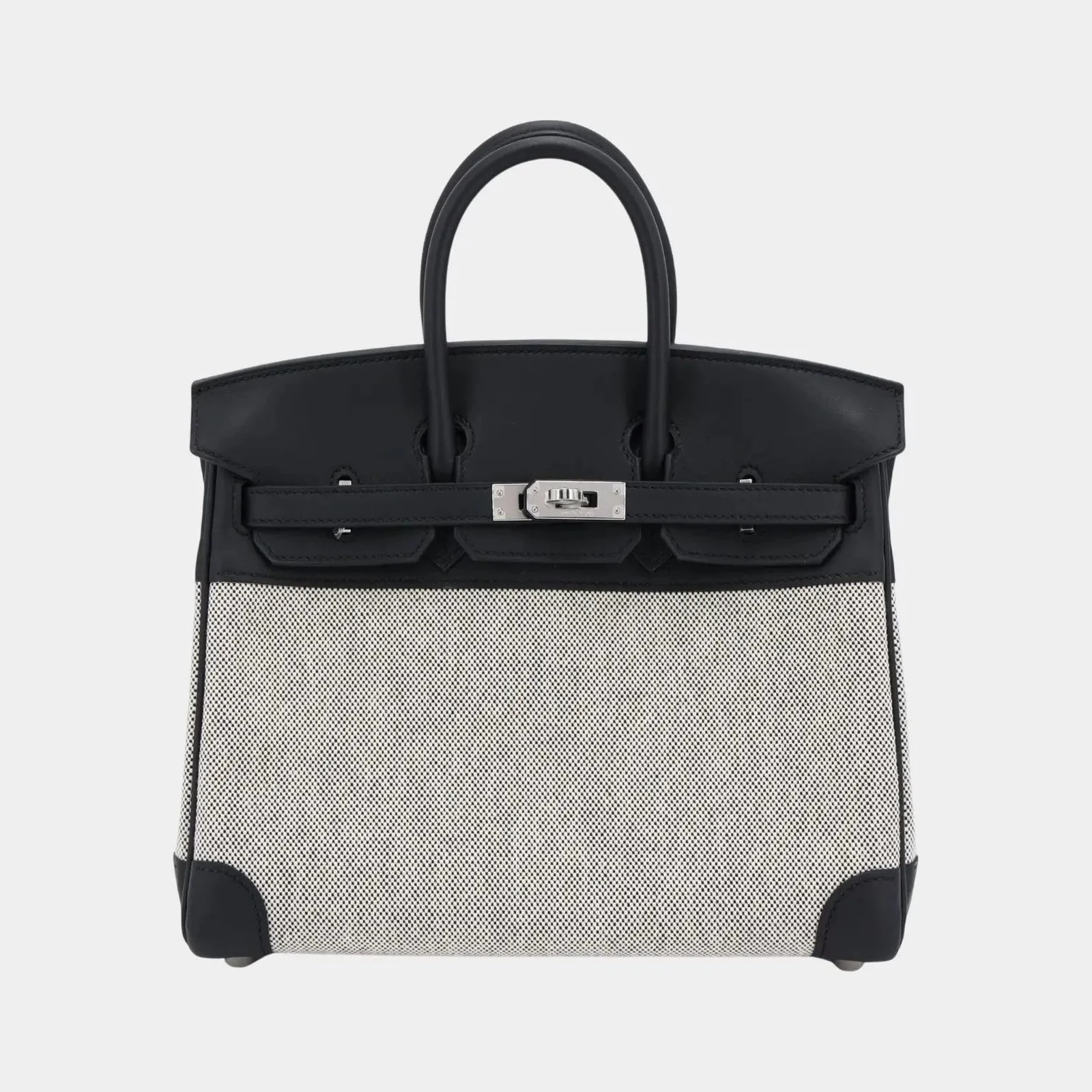 Hermès Birkin 25 Canvas-Swift Black PHW