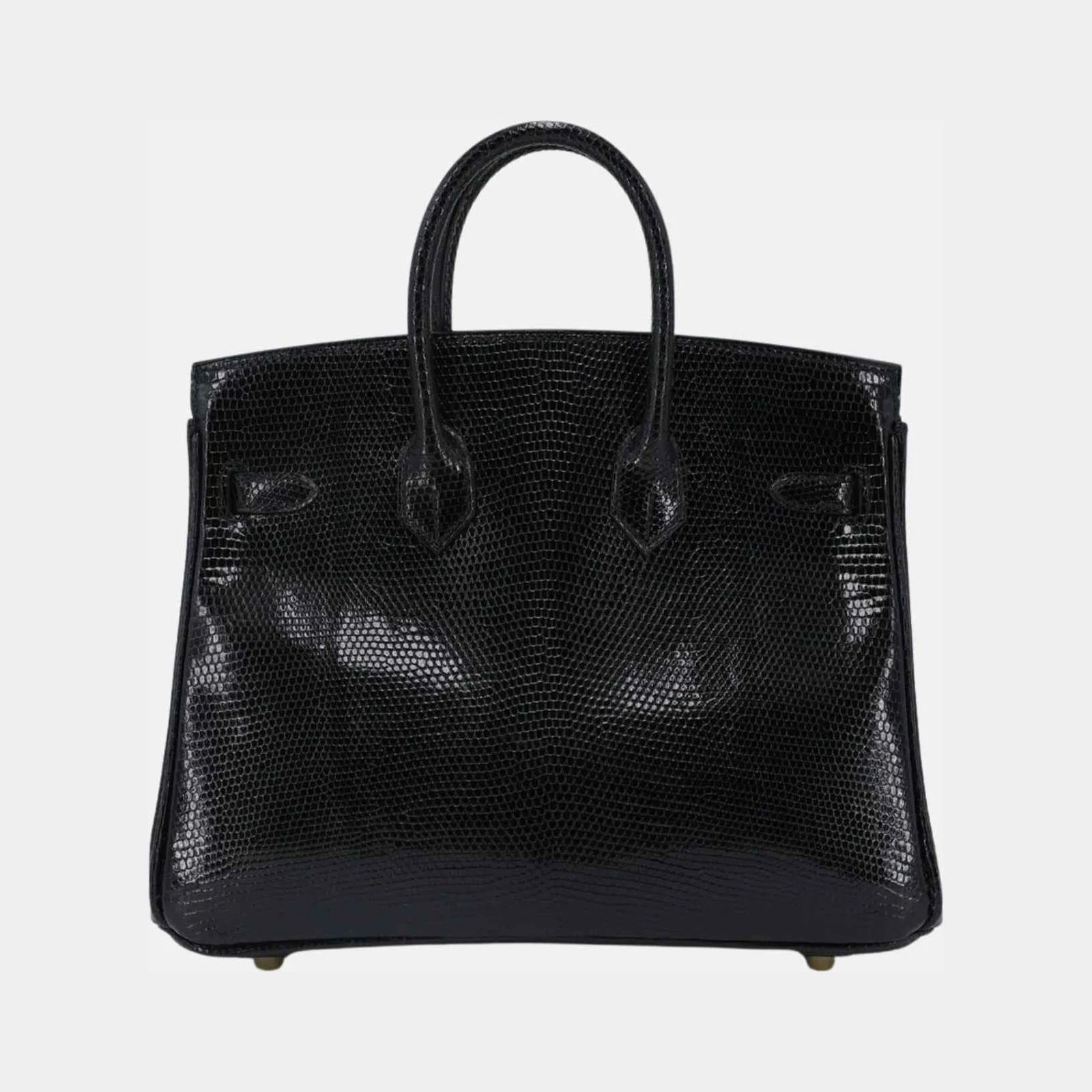 Hermès Birkin 25 Lizard Black GHW